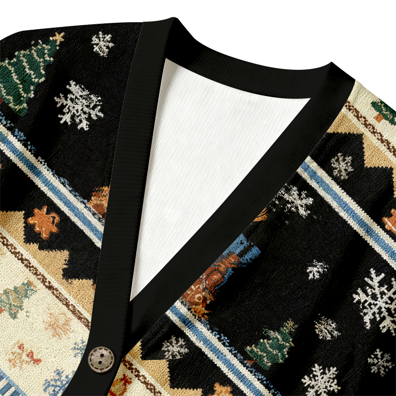 Tokyocanvas Gingerbread Monster Ugly Cardigan Sweatshirt