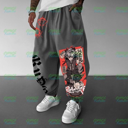 Unisex Anime Inspired Vintage Plush Pants