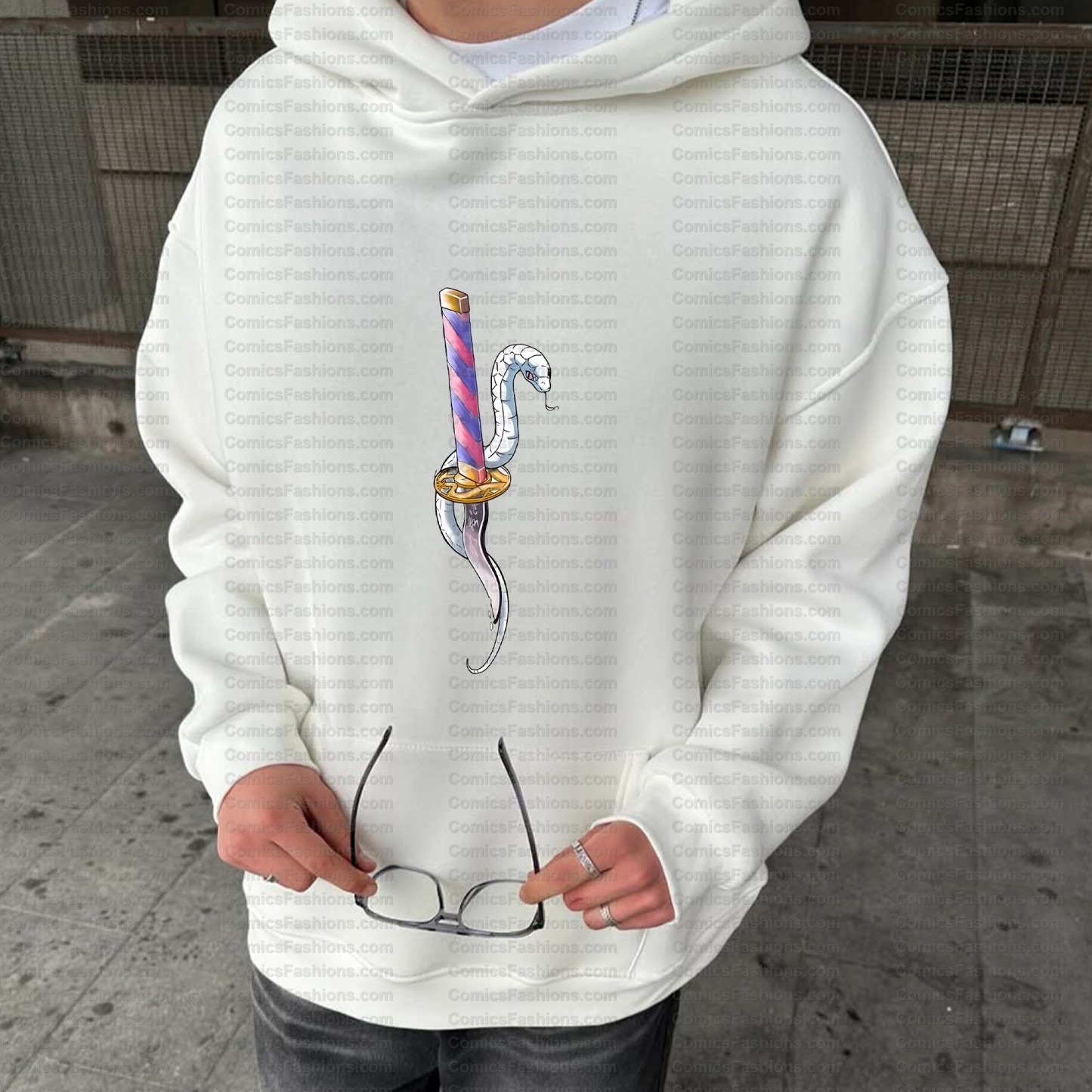 Unisex Graphic Streetwear Vintage Plush Hoodie