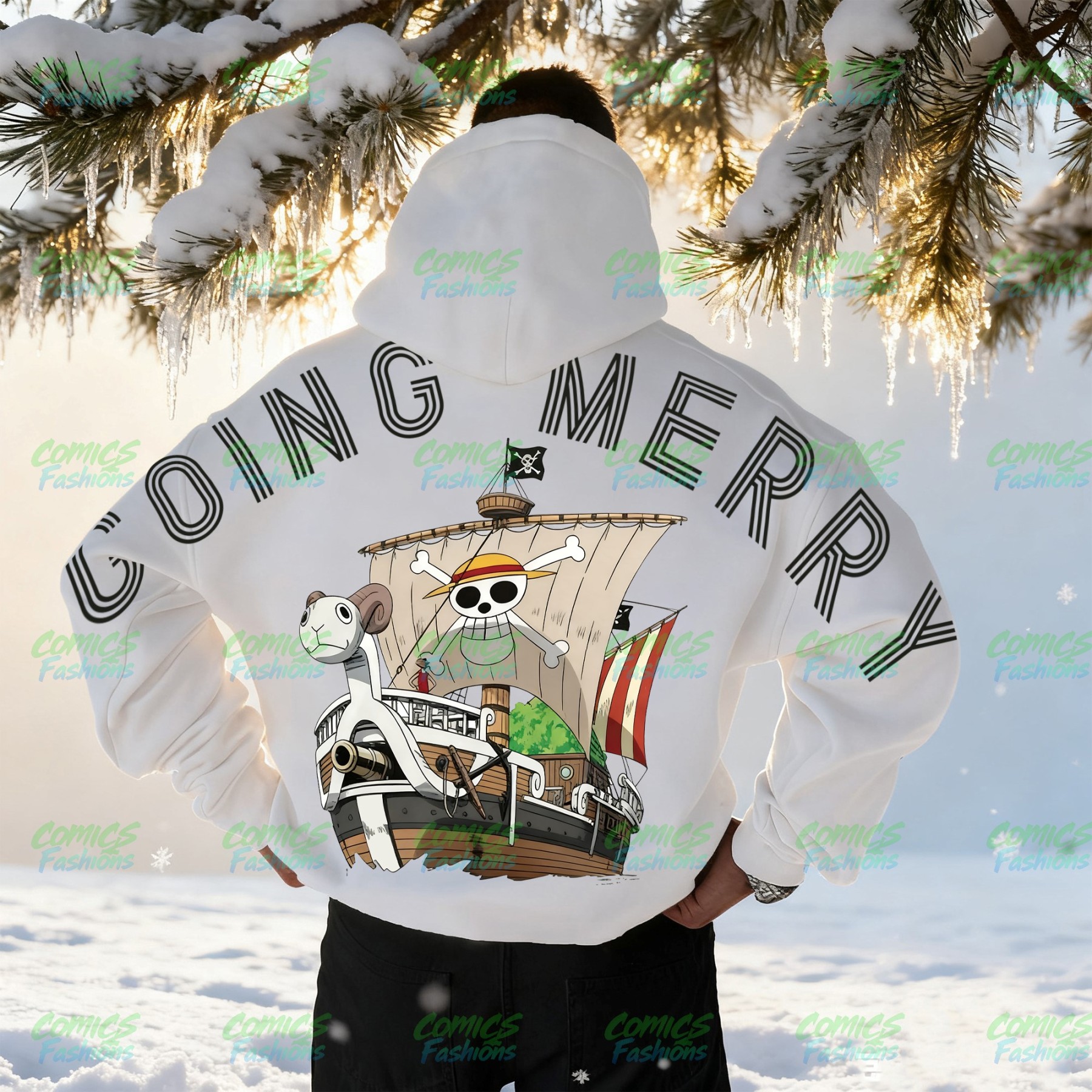 Unisex Anime Graphic Streetwear Wintage Plush Hoodie