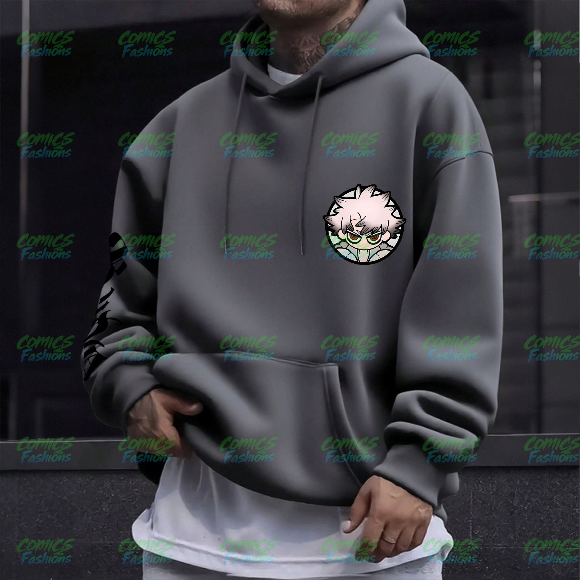 Unisex Graphic Streetwear Vintage Plush Hoodie