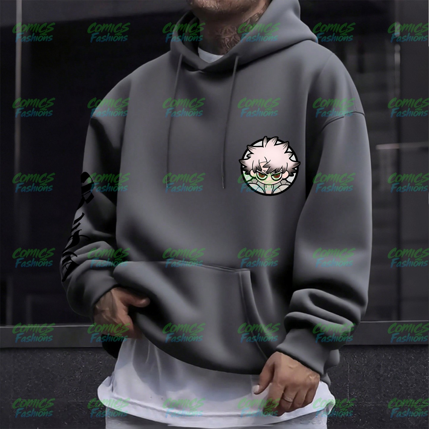 Unisex Graphic Streetwear Vintage Plush Hoodie