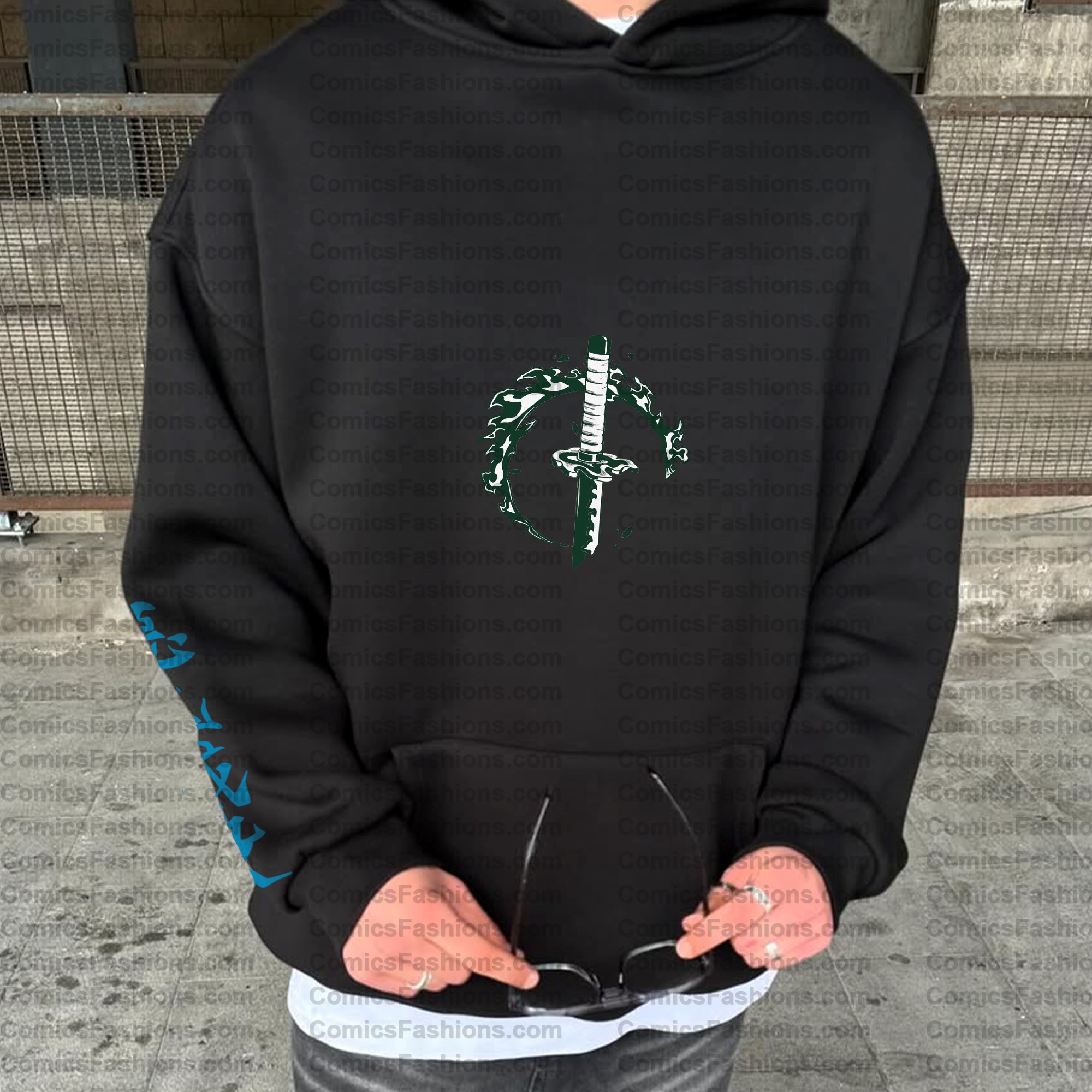 Unisex Anime Graphic Streetwear Vintage Hoodie| KNY