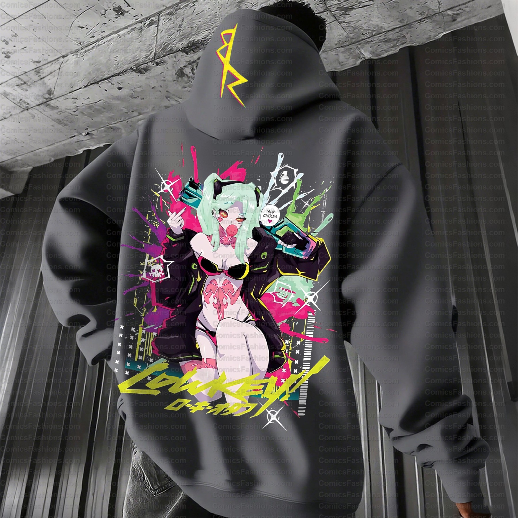 Unisex Graphic Streetwear Vintage Plush Hoodie