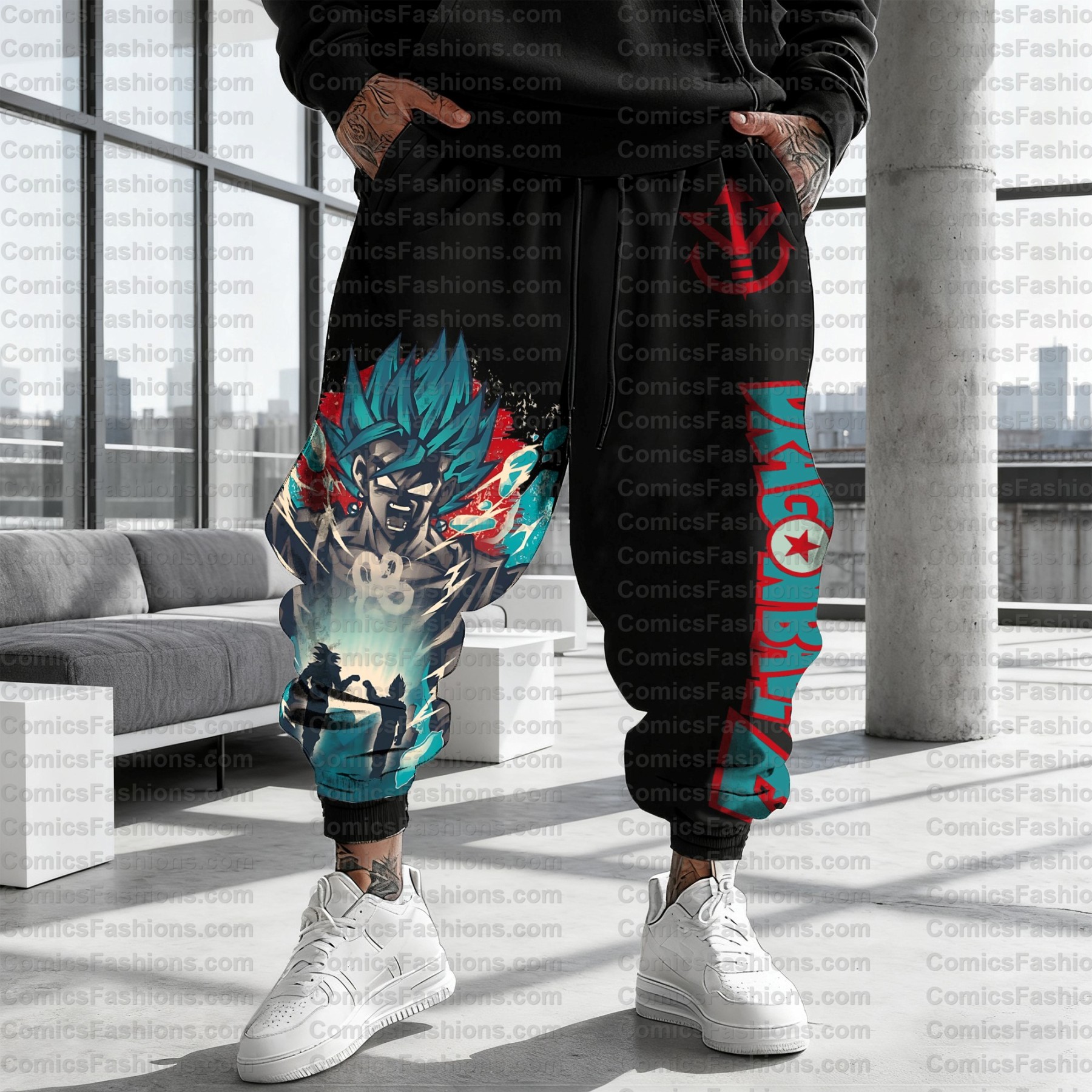 Unisex Casual Anime Streetwear Pants