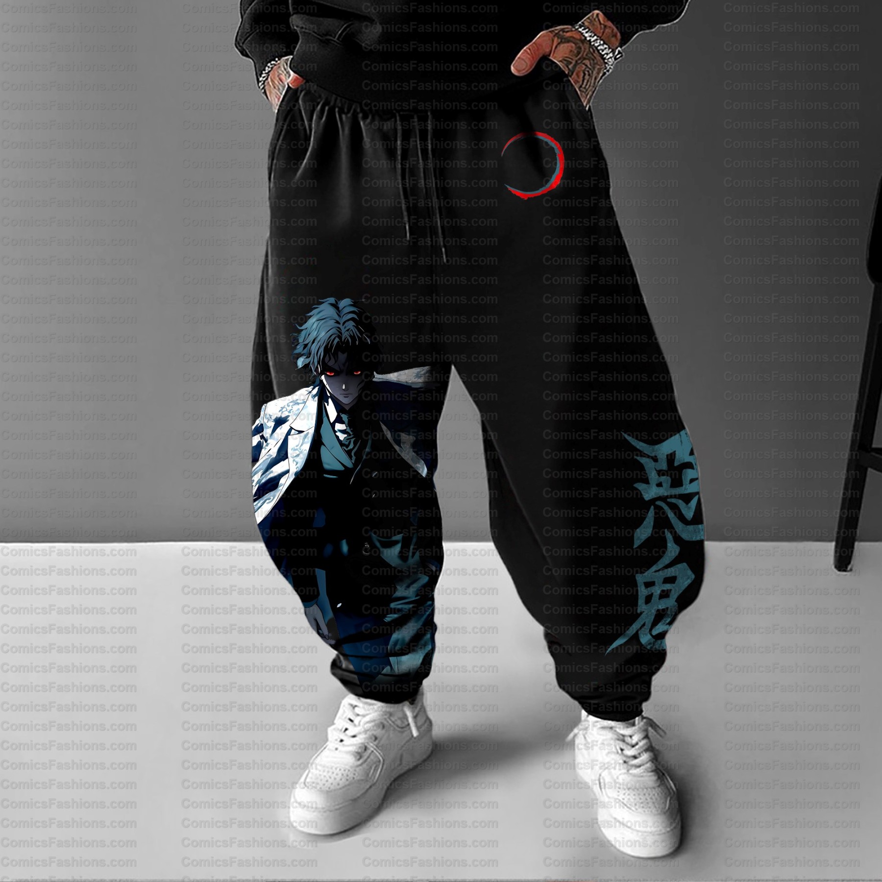 Unisex Anime Inspired Vintage Pants丨Demon slayer