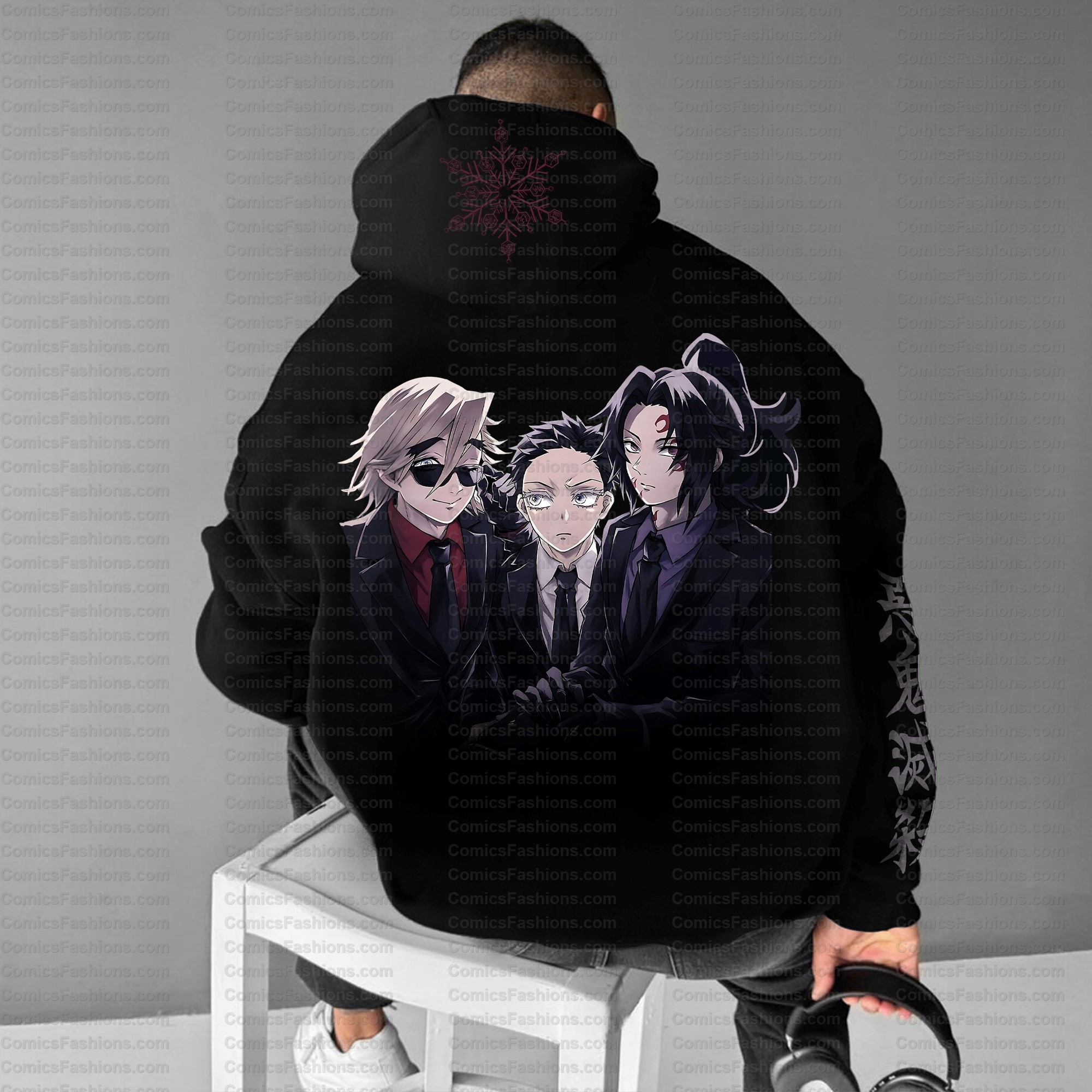 Unisex Anime Graphic Streetwear Vintage Hoodie| KNY