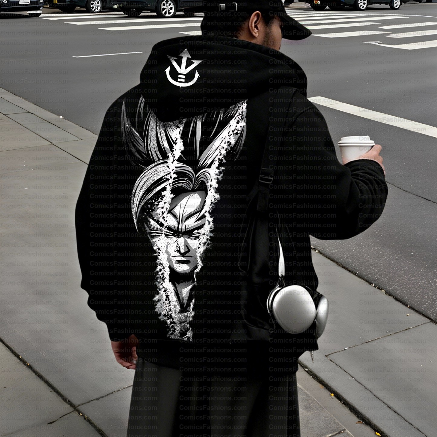 Unisex Graphic Streetwear Vintage Zipper Cardigan Plush Hoodid