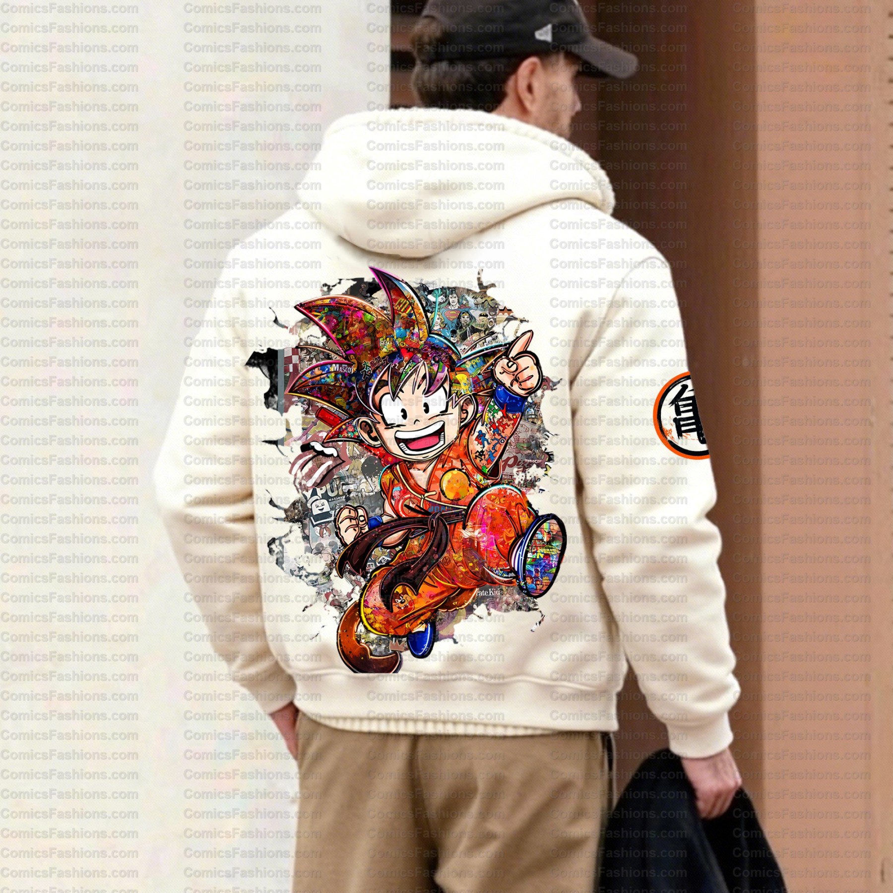 Unisex Graphic Streetwear Vintage Zipper Cardigan Plush Hoodid