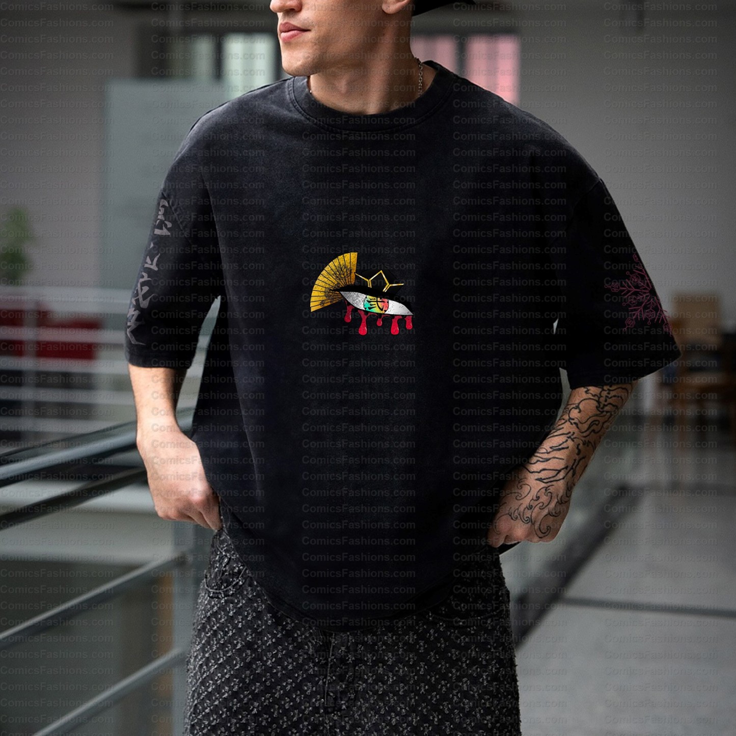 Unisex Anime Inspired Vintage T-Shirt| KNY