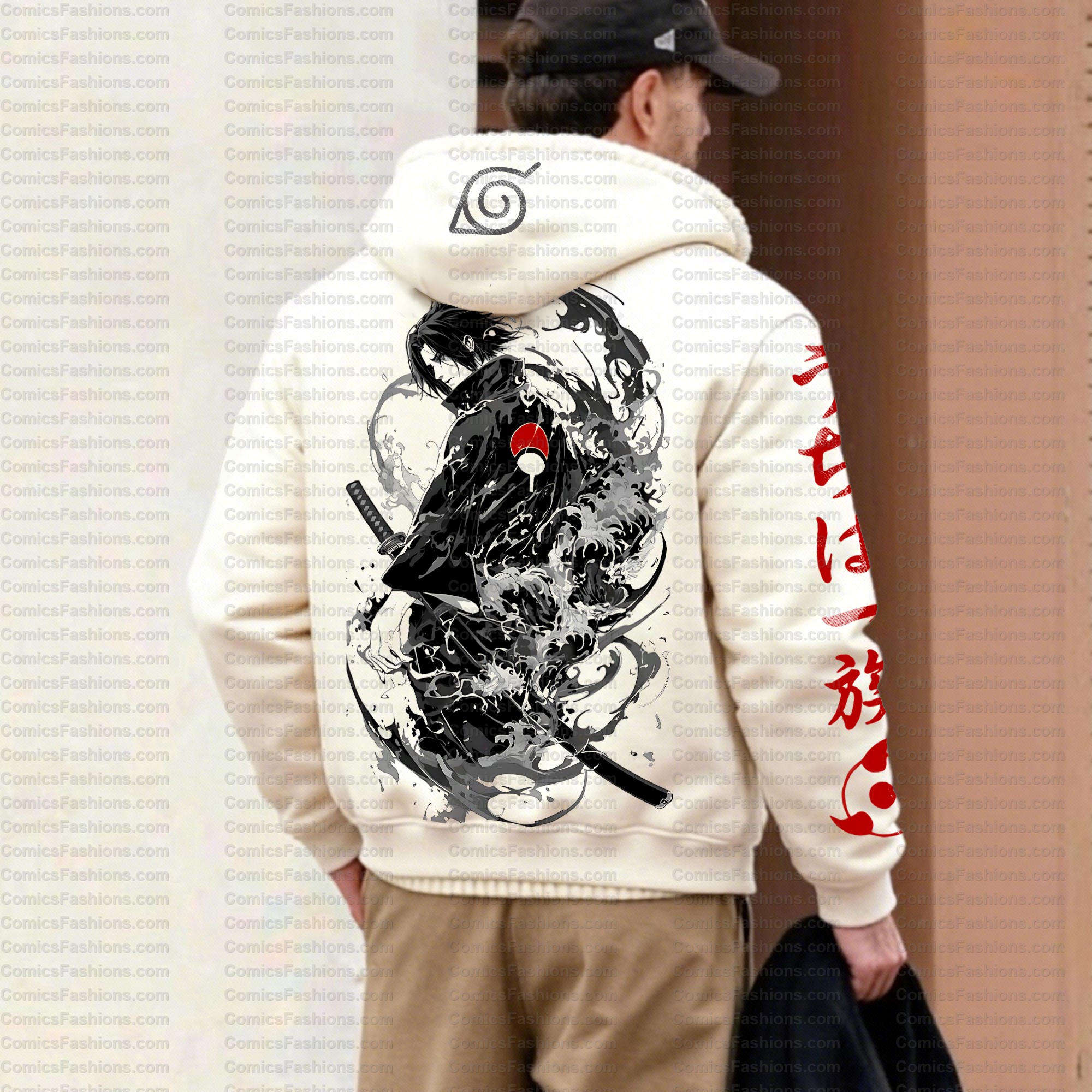 Unisex Graphic Streetwear Vintage Zipper Cardigan Plush Hoodid