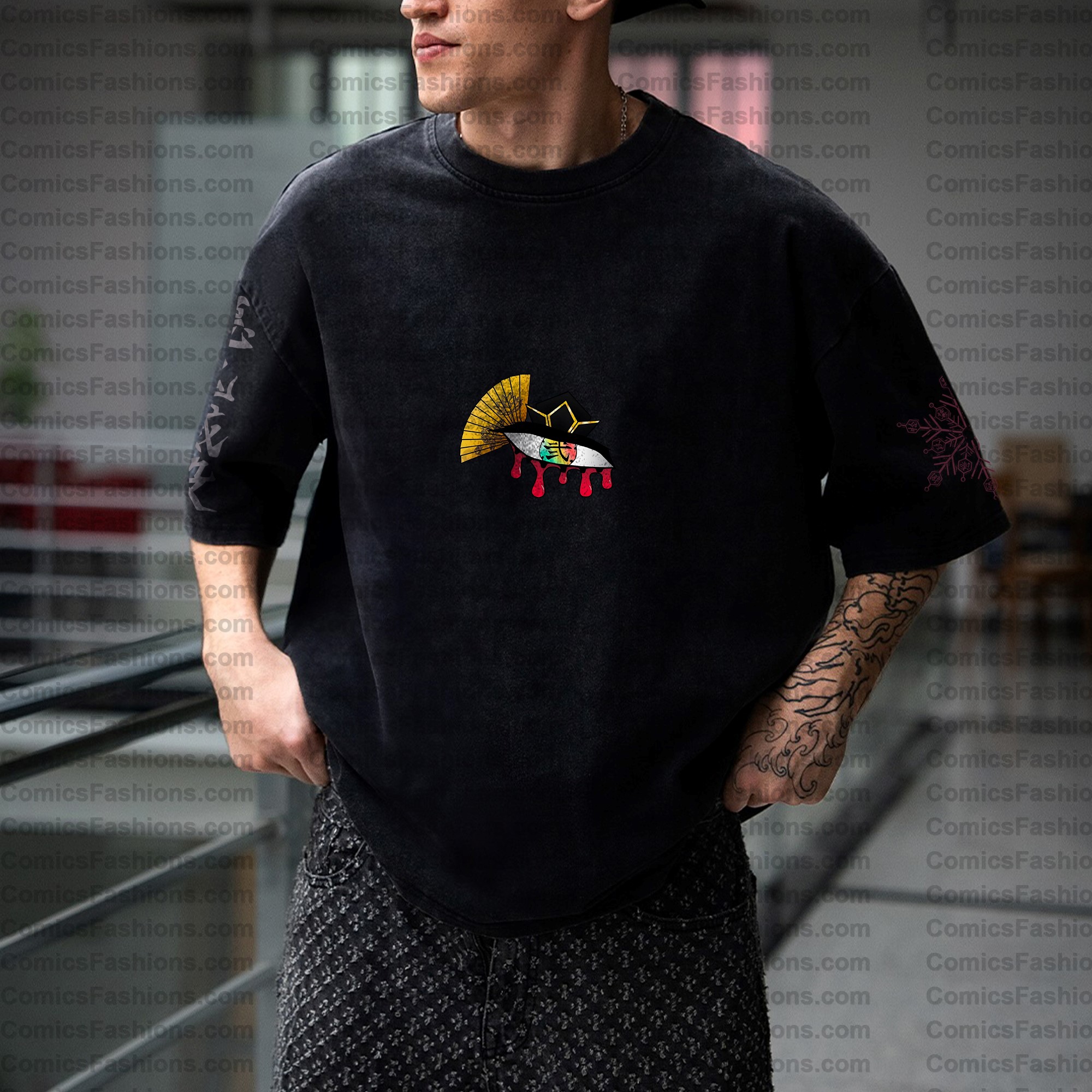 Unisex Anime Inspired Vintage T-Shirt| KNY