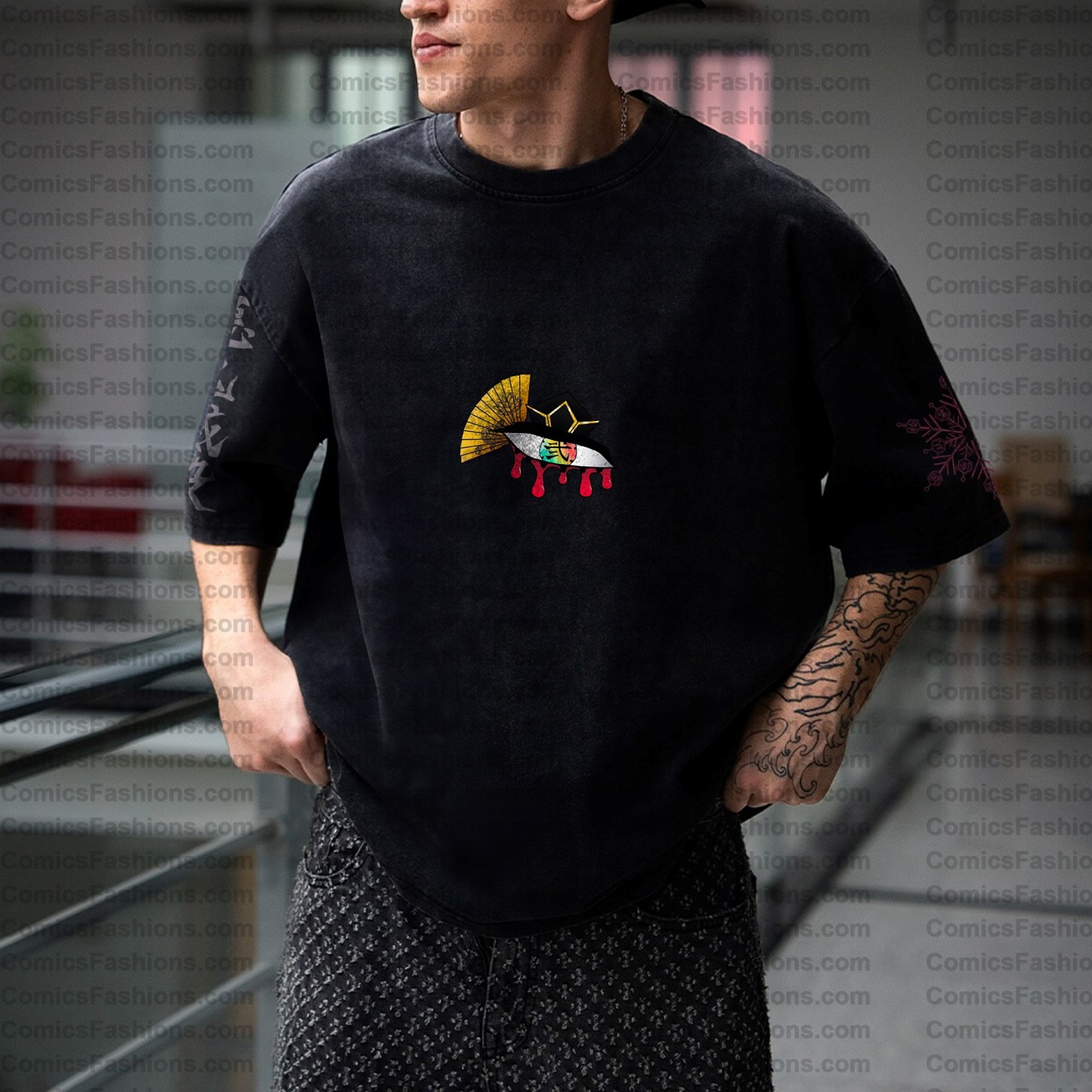 Unisex Anime Inspired Vintage T-Shirt| KNY