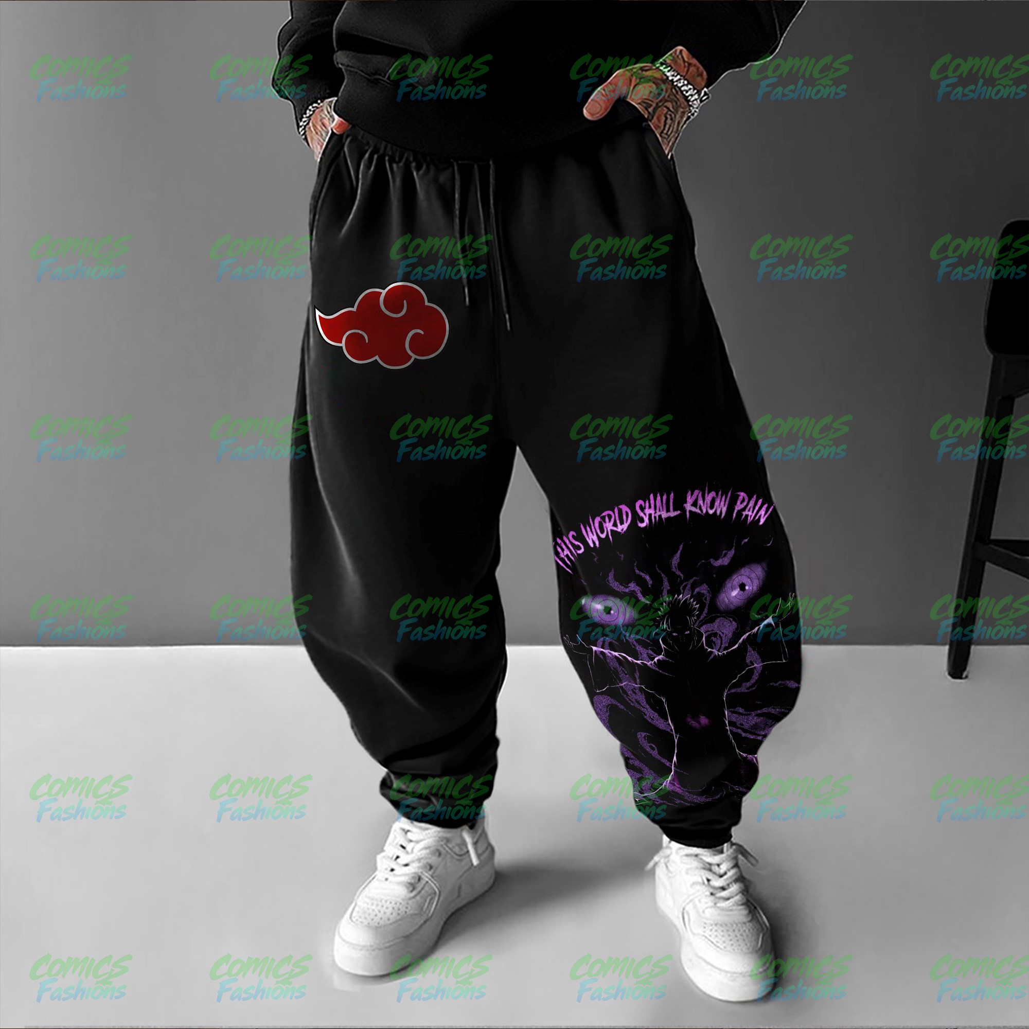 Unisex Anime Inspired Vintage Plush Pants