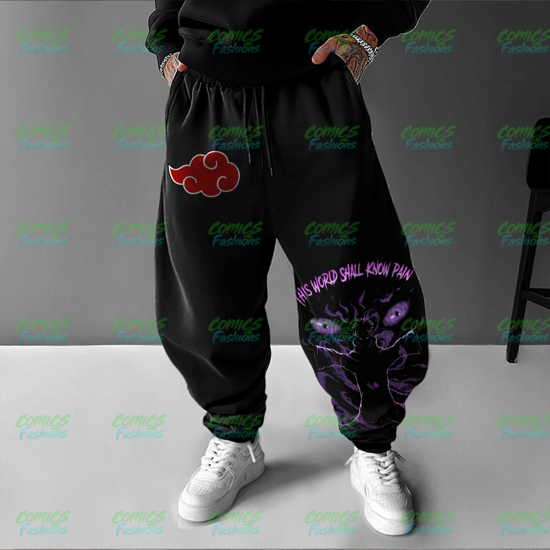 Unisex Anime Inspired Vintage Plush Pants