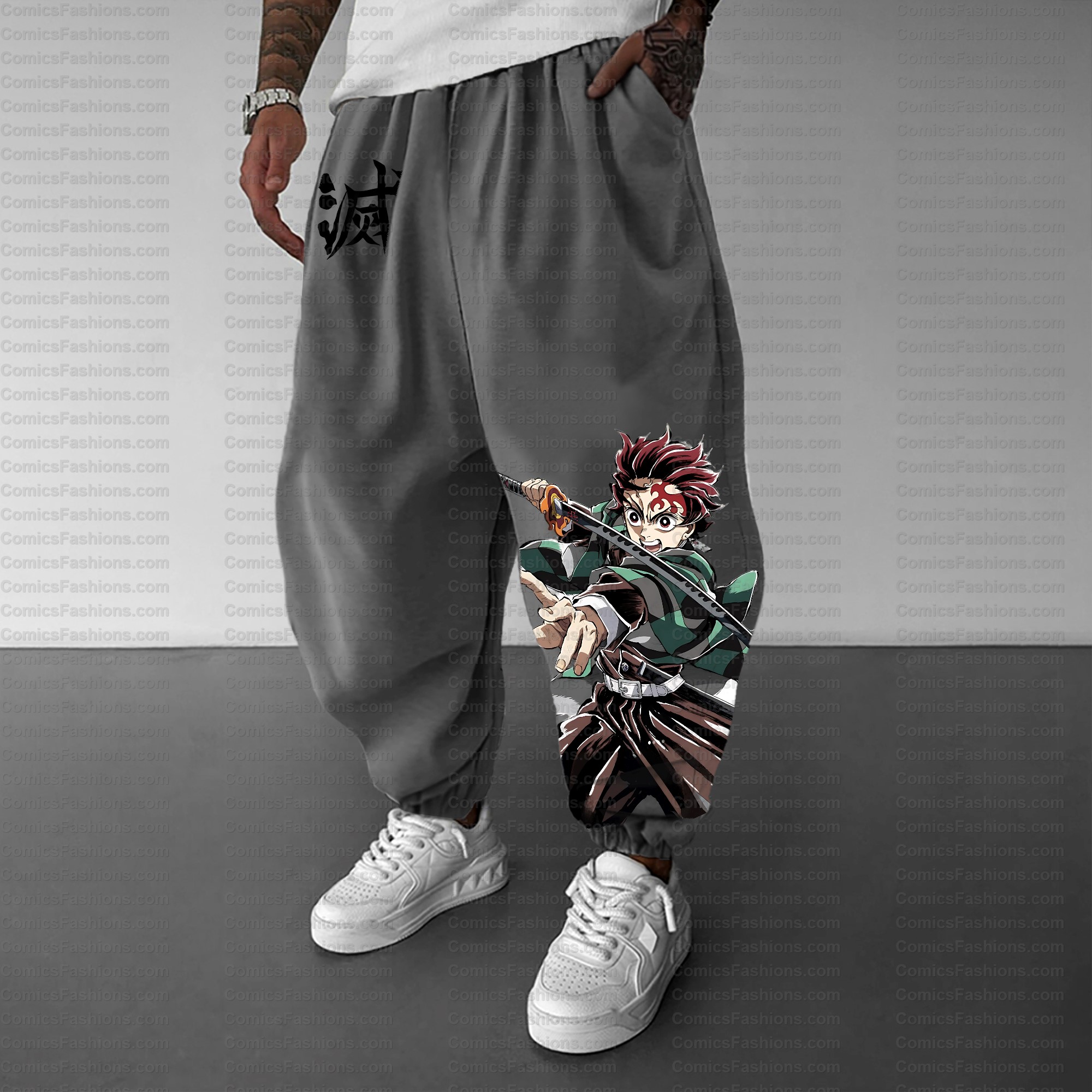 Unisex Anime Inspired Vintage Plush Pants