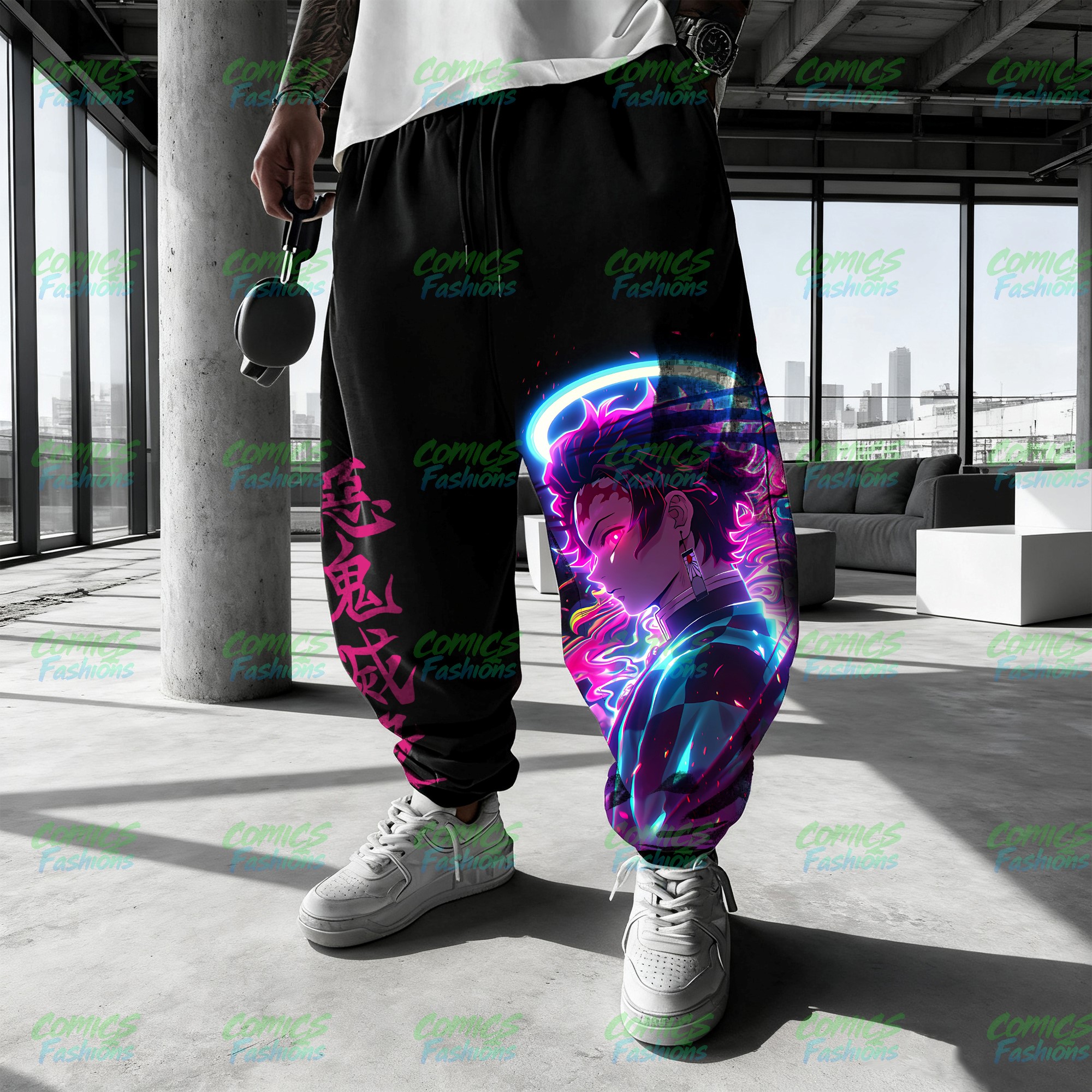 Unisex Anime Inspired Vintage Plush Pants