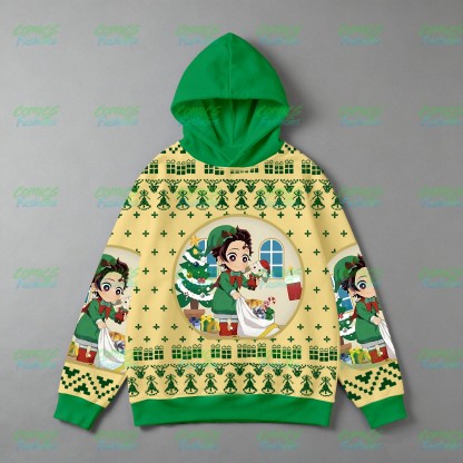 Plus Velvet Unisex Anime Graphic Streetwear Vintage Hoodie