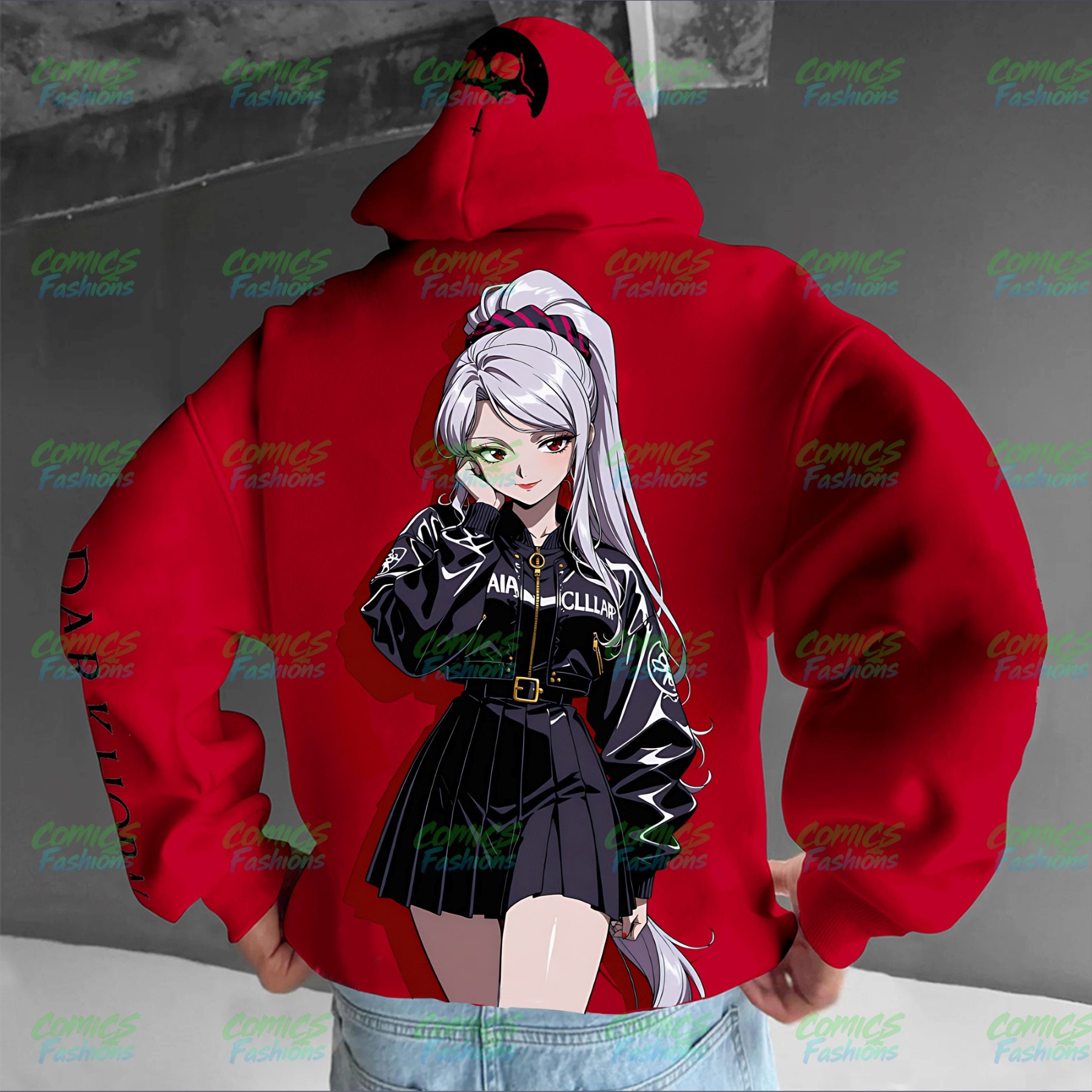 Unisex Anime Graphic Streetwear Vintage Hoodie