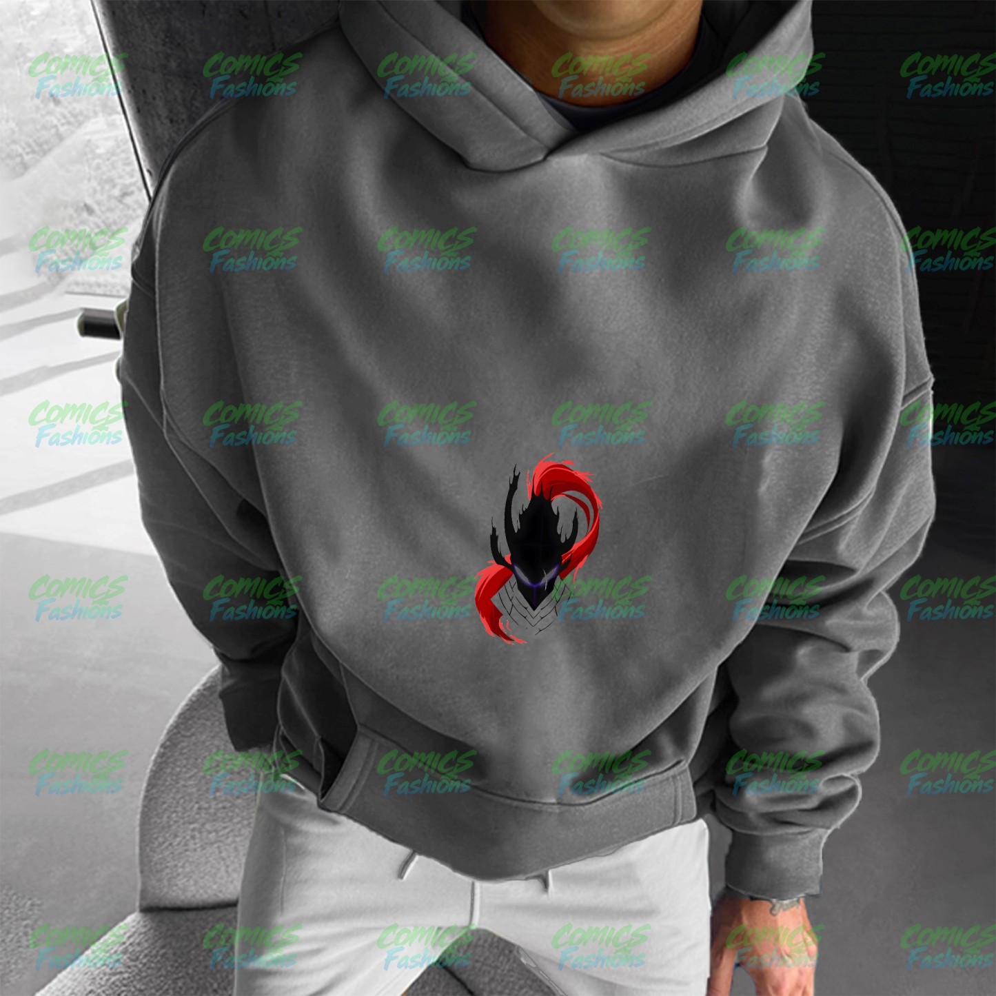 Unisex Anime Graphic Streetwear Wintage Plush Hoodie