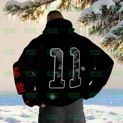 Unisex Anime Graphic Streetwear Wintage Plush Hoodie