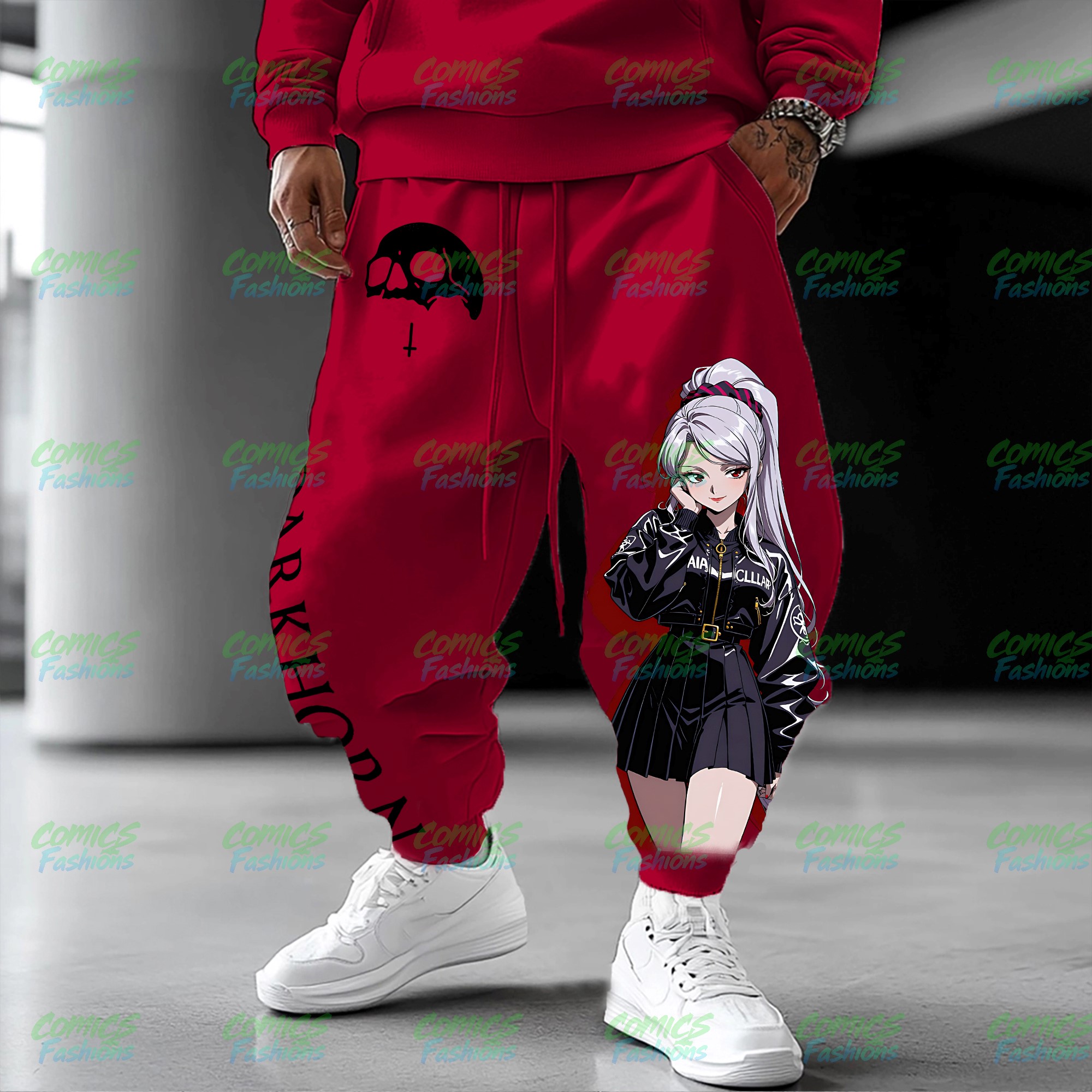 Unisex Anime Inspired Vintage Plush Pants