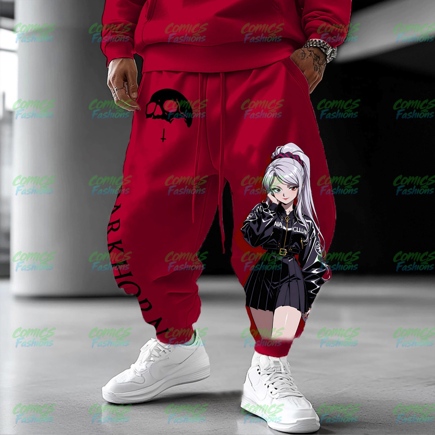 Unisex Anime Inspired Vintage Plush Pants