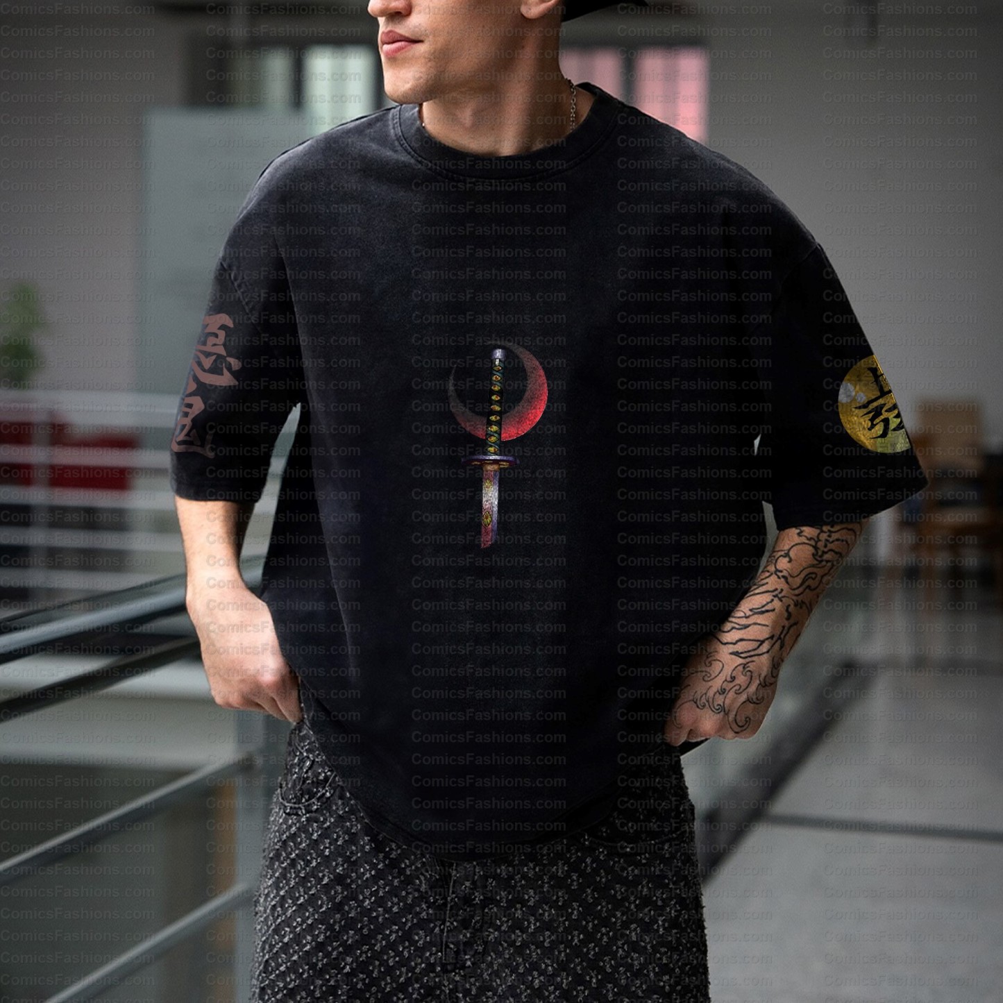 Unisex Anime Inspired Vintage T-Shirt| KNY