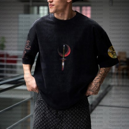 Unisex Anime Inspired Vintage T-Shirt| KNY