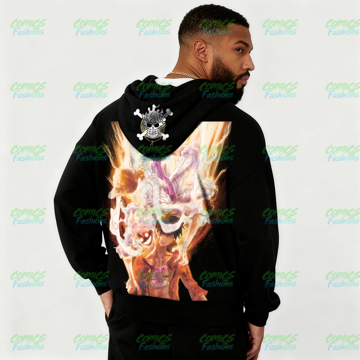 Unisex Graphic Streetwear Vintage Zipper Cardigan Plush Hoodie