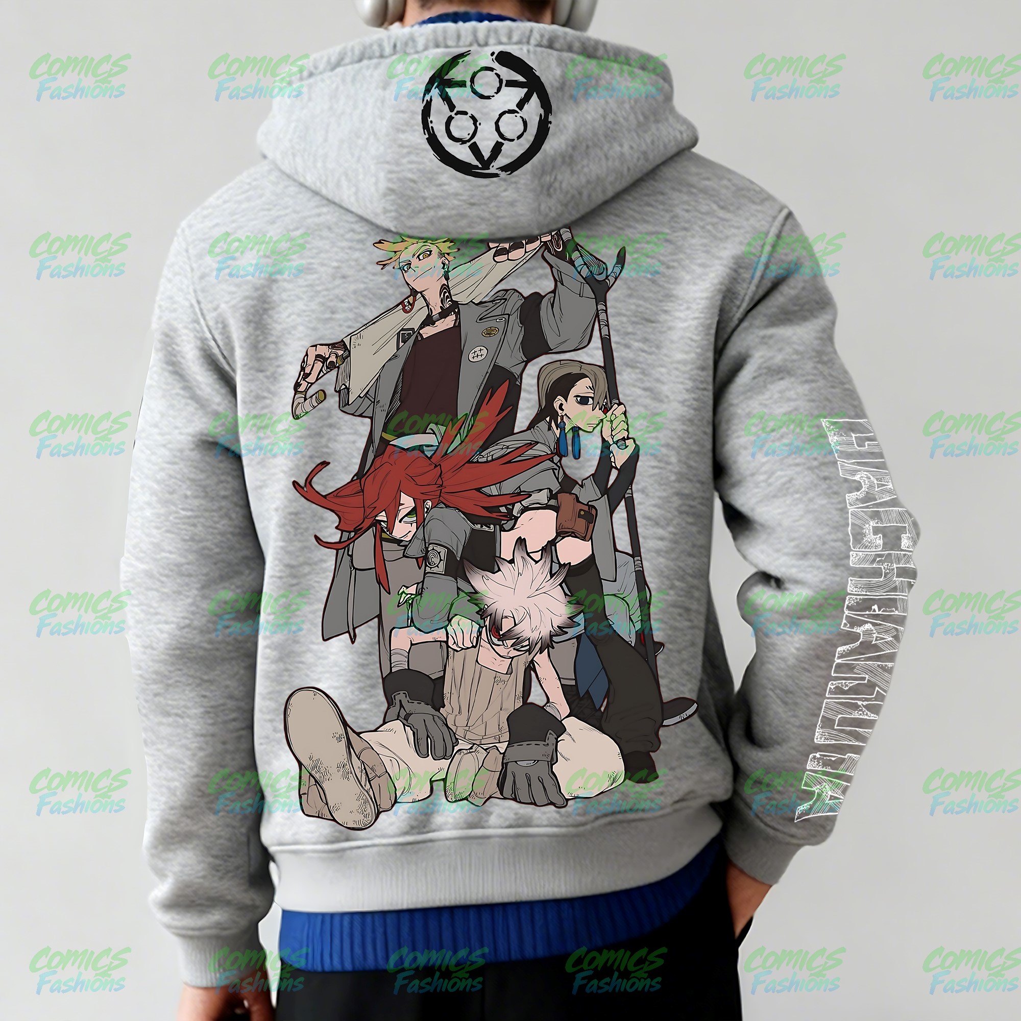 Unisex Graphic Streetwear Vintage Zipper Cardigan Plush Hoodie