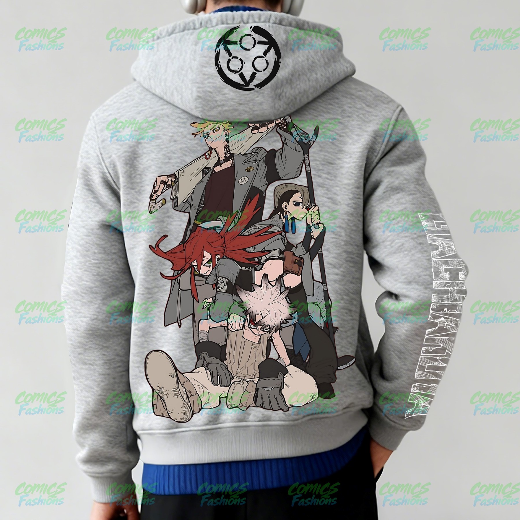 Unisex Graphic Streetwear Vintage Zipper Cardigan Plush Hoodie