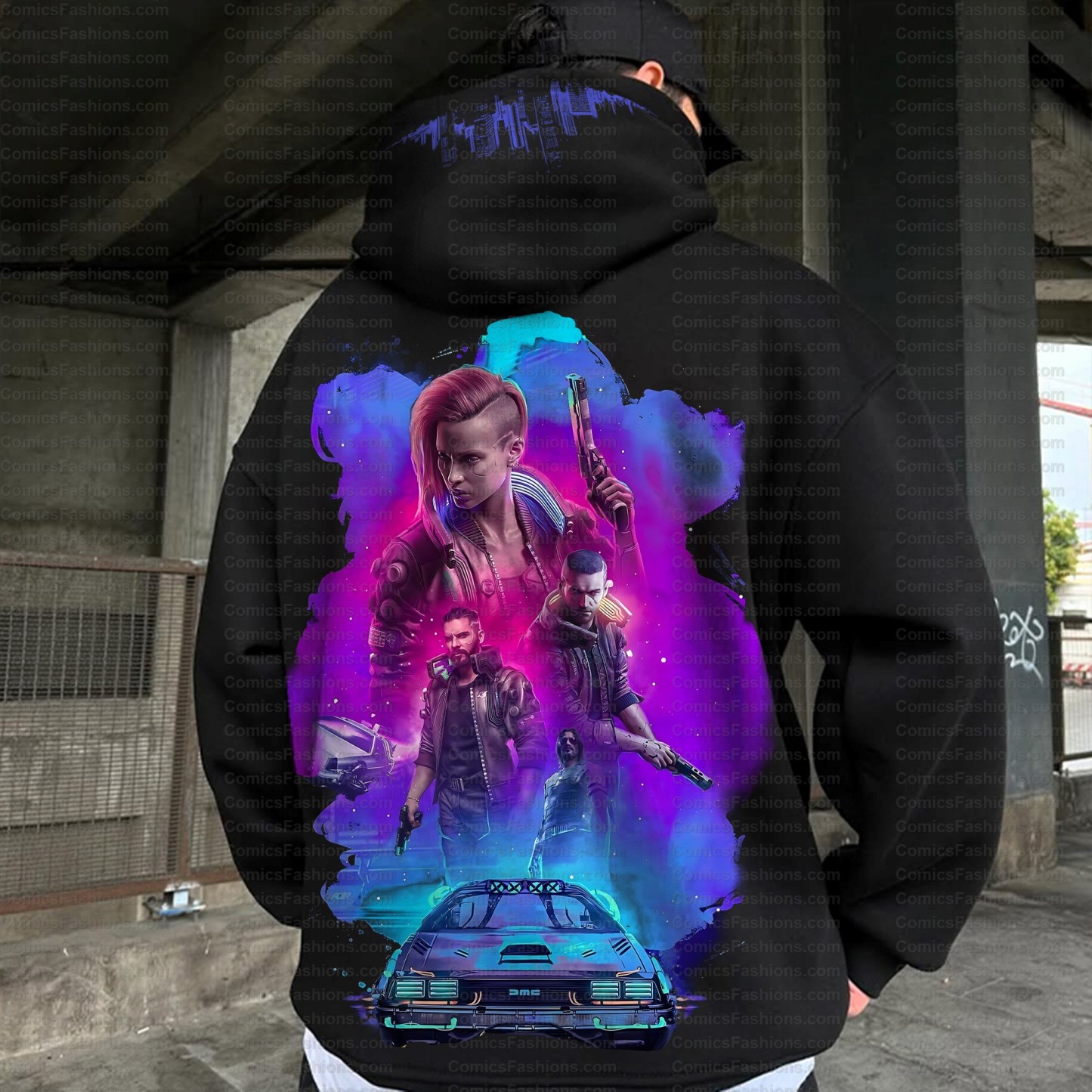 Unisex Graphic Streetwear Vintage Plush Hoodie