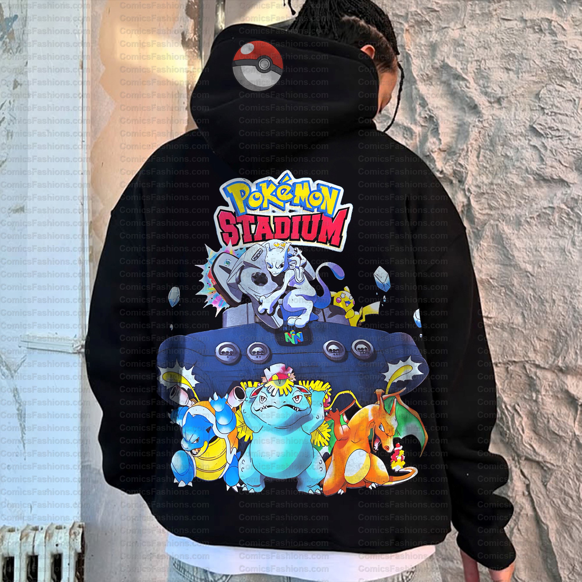 Unisex Graphic Streetwear Vintage Plush Hoodie