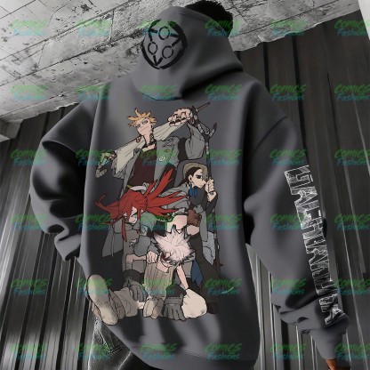 Unisex Graphic Streetwear Vintage Plush Hoodie