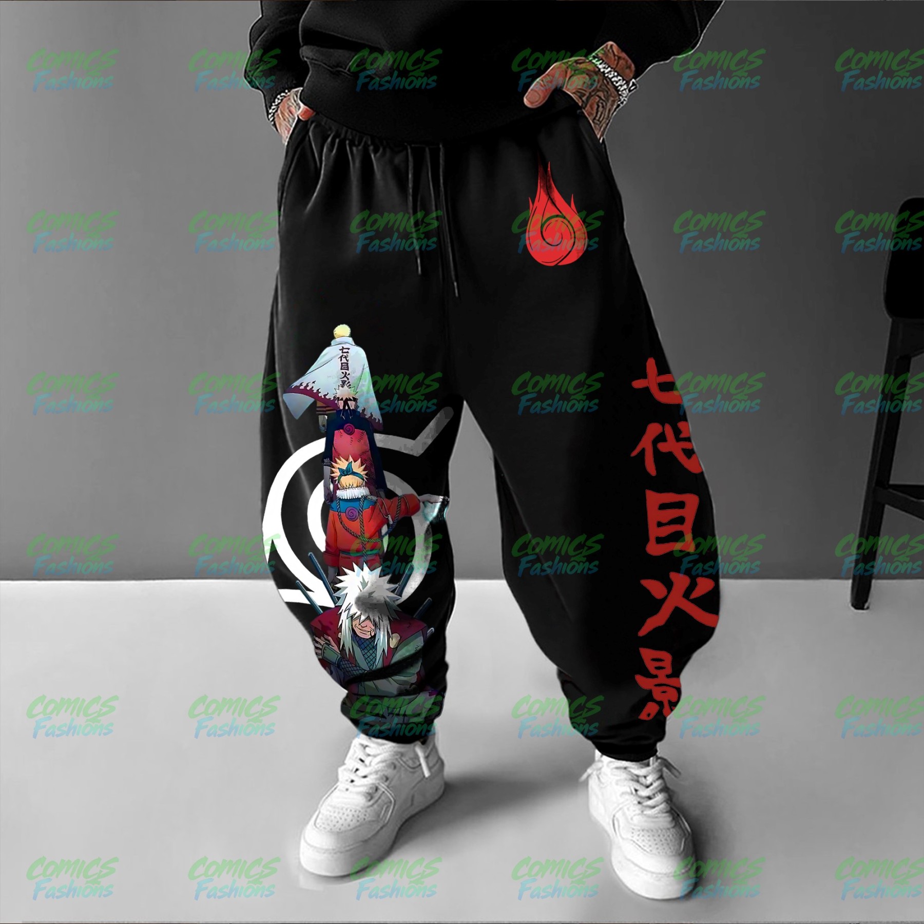 Unisex Anime Inspired Vintage Plush Pants