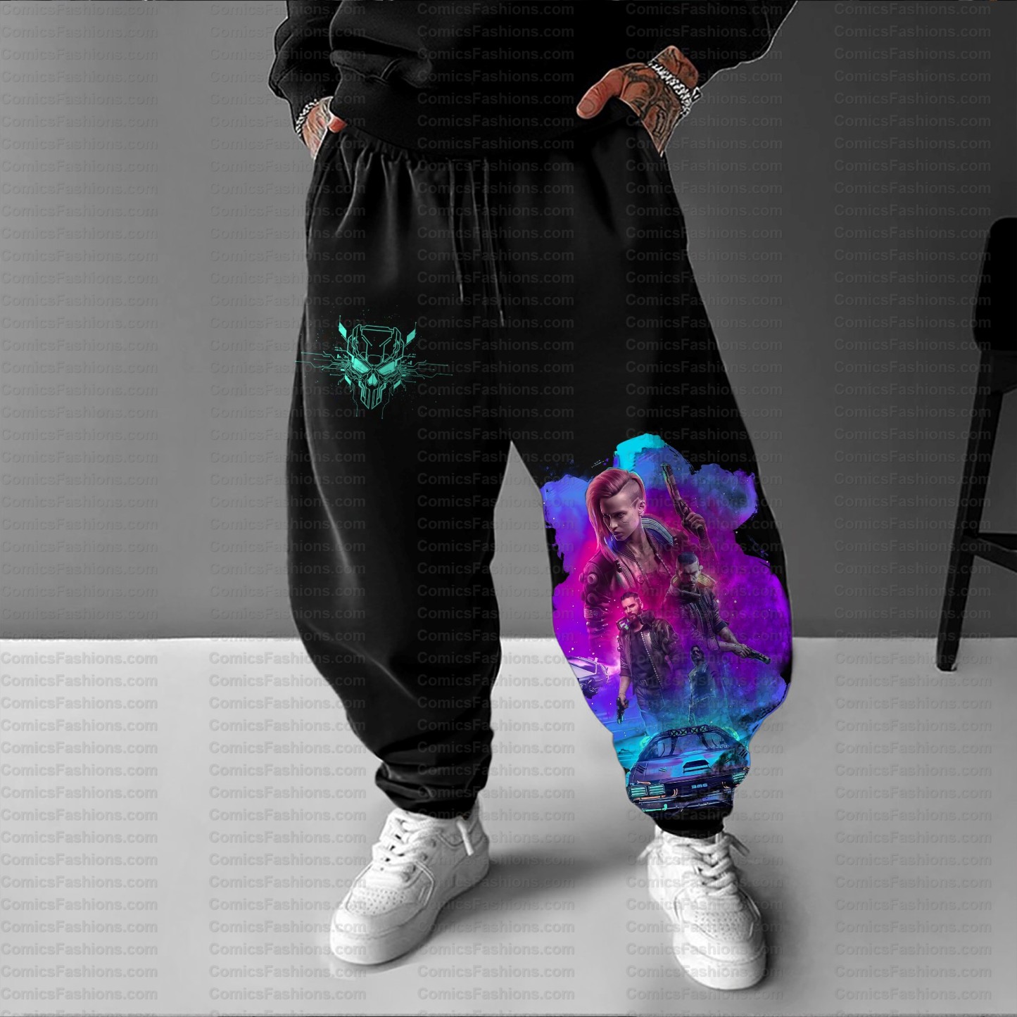 Unisex Casual Anime Streetwear Pants