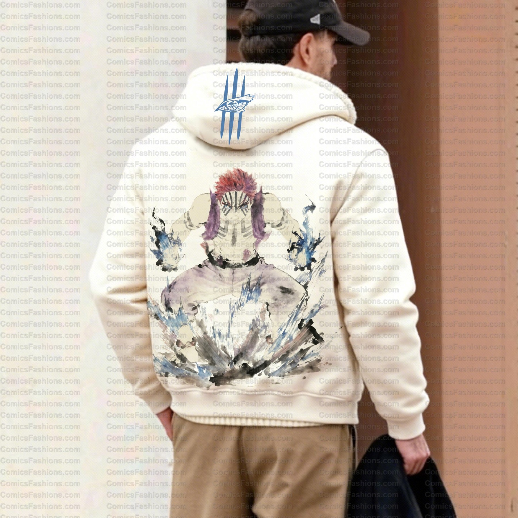 Unisex Graphic Streetwear Vintage Zipper Cardigan Plush Hoodid