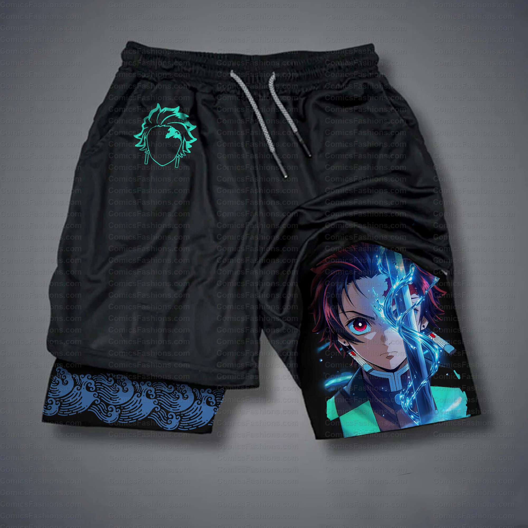 Unisex Casual Anime Streetwear Shorts| KNY