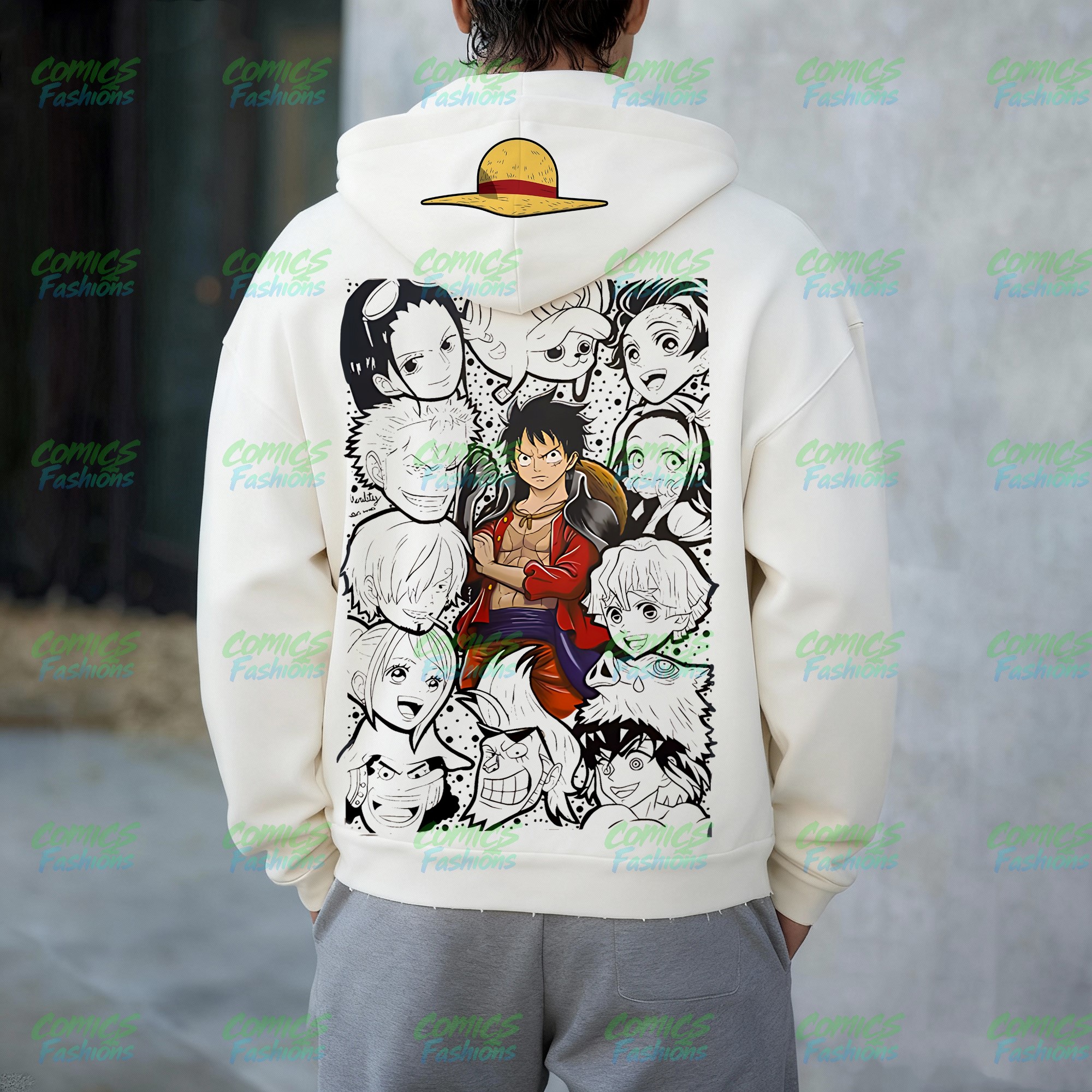 Unisex Graphic Streetwear Vintage Zipper Cardigan Plush Hoodie