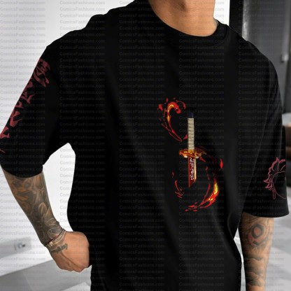 Unisex Anime Inspired Vintage T-Shirt| KNY