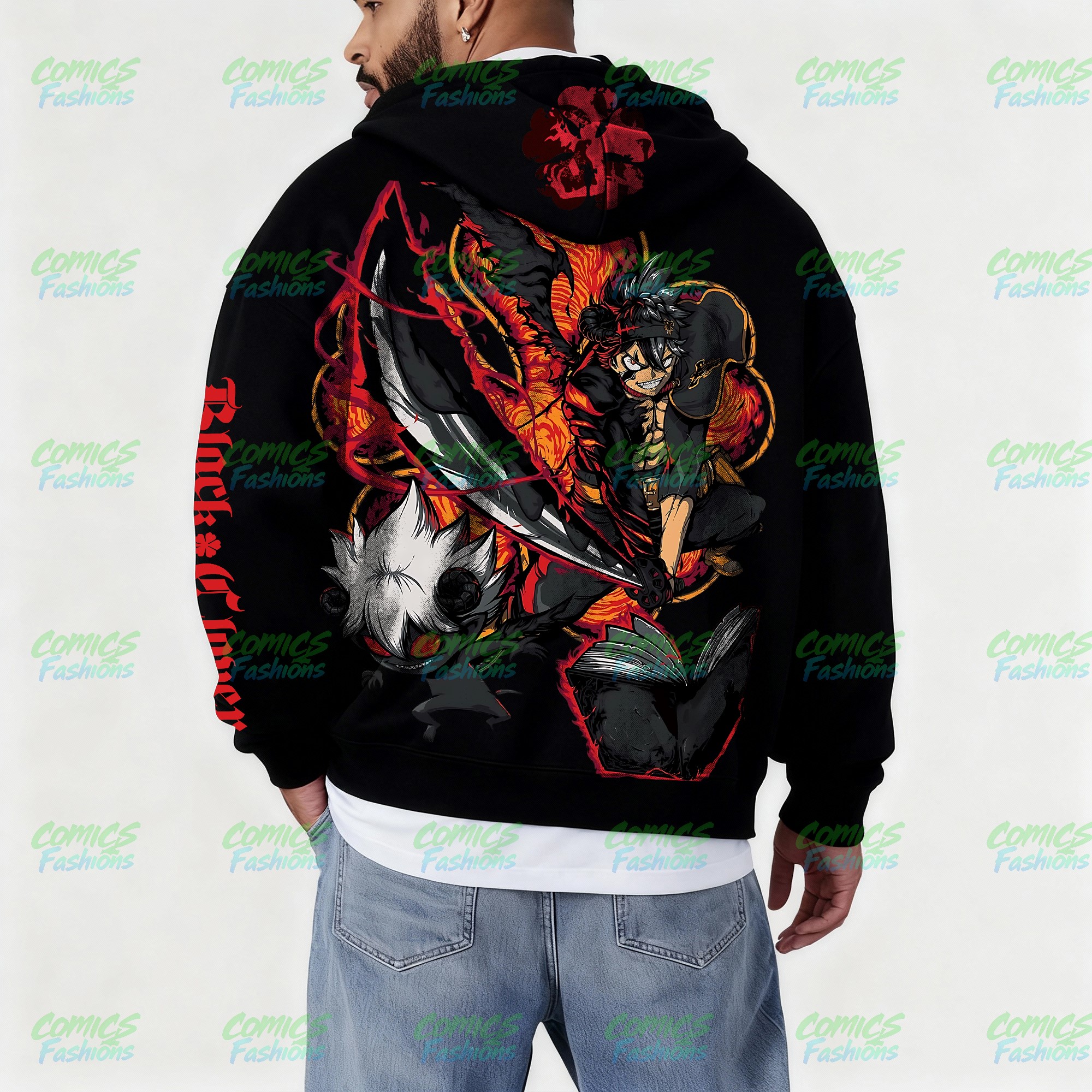 Unisex Graphic Streetwear Vintage Zipper Cardigan Plush Hoodie