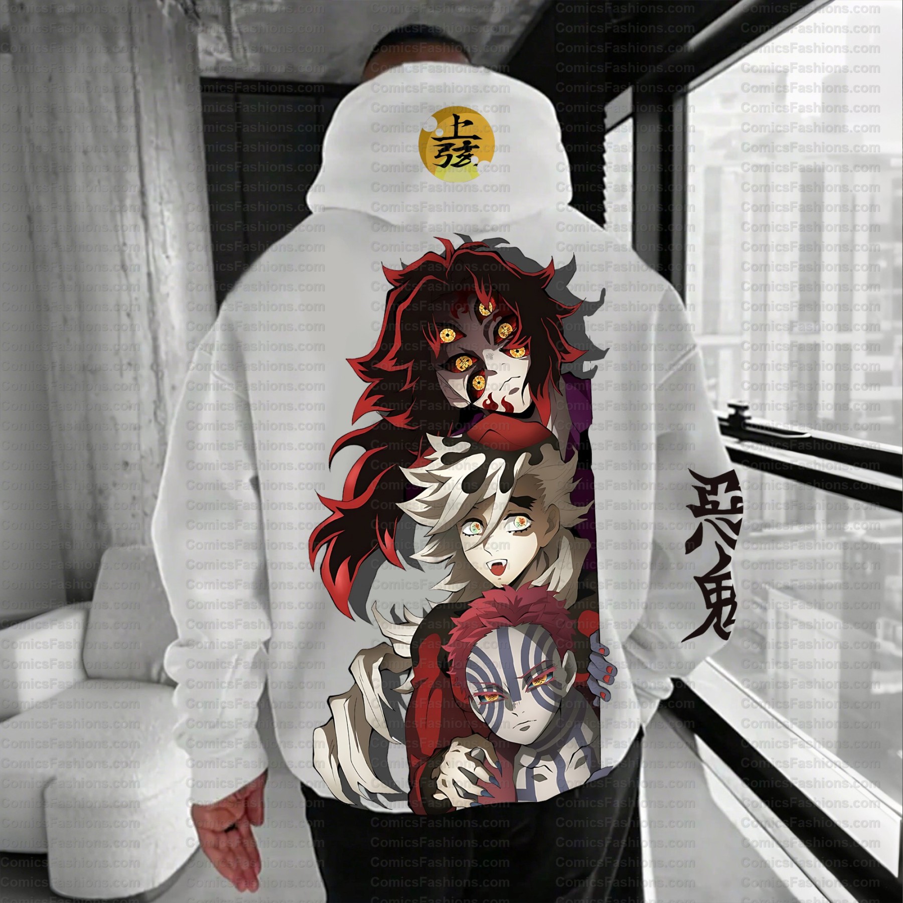 Unisex Anime Graphic Streetwear Vintage Hoodie丨Demon slayer