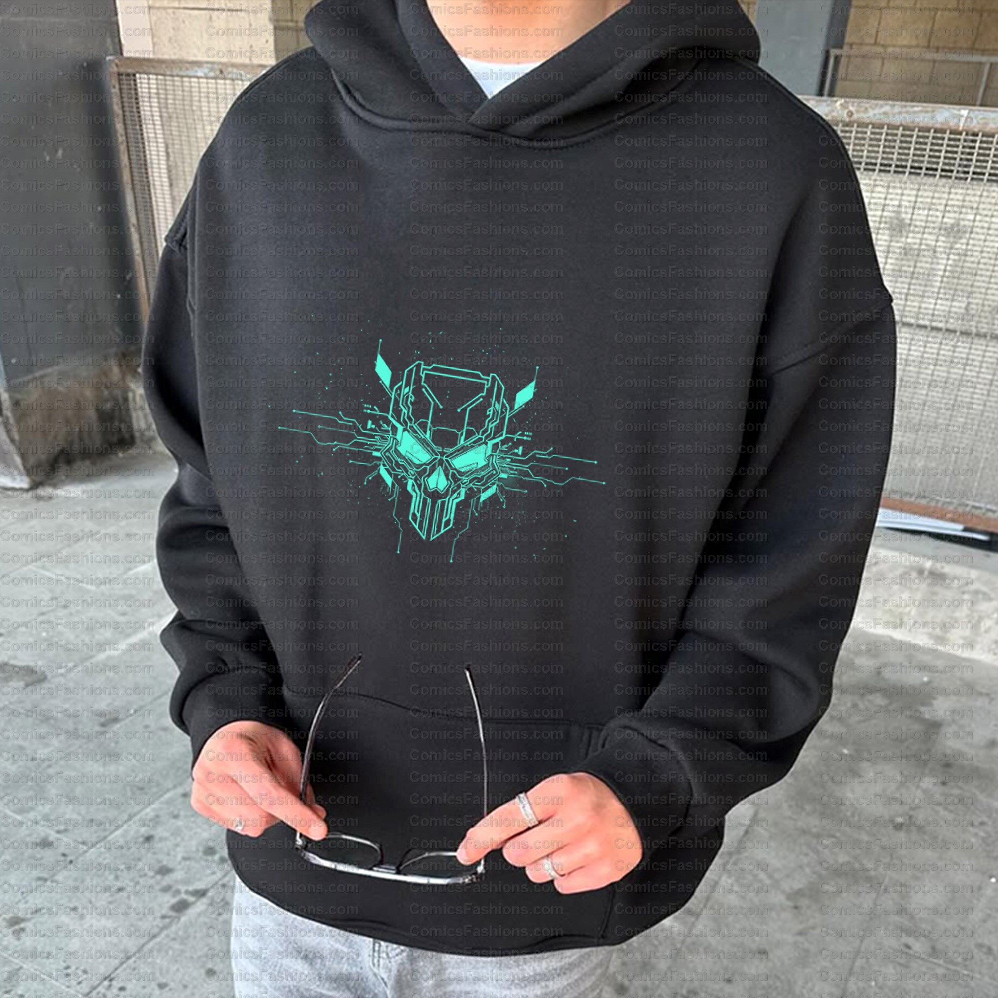 Unisex Graphic Streetwear Vintage Plush Hoodie