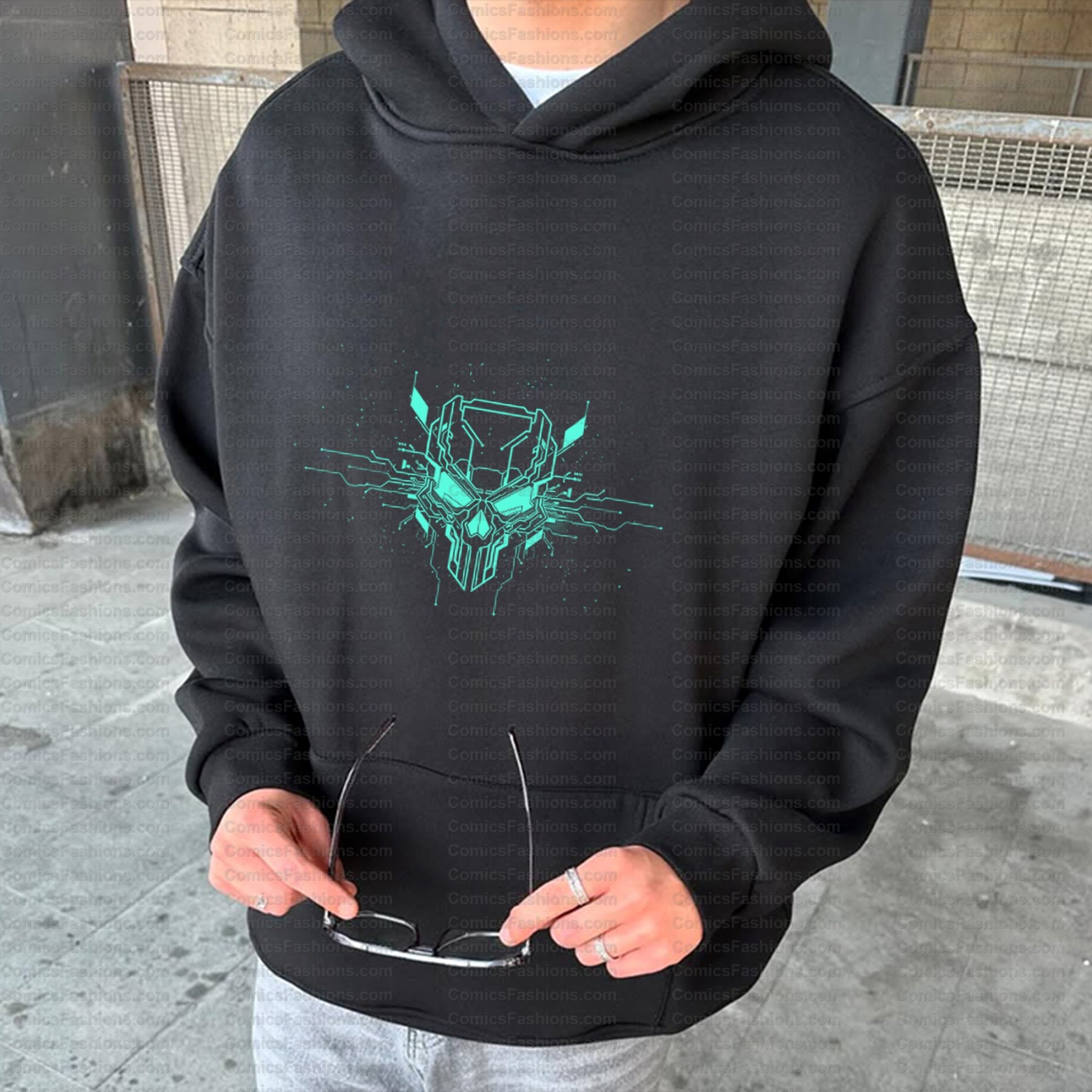 Unisex Graphic Streetwear Vintage Plush Hoodie