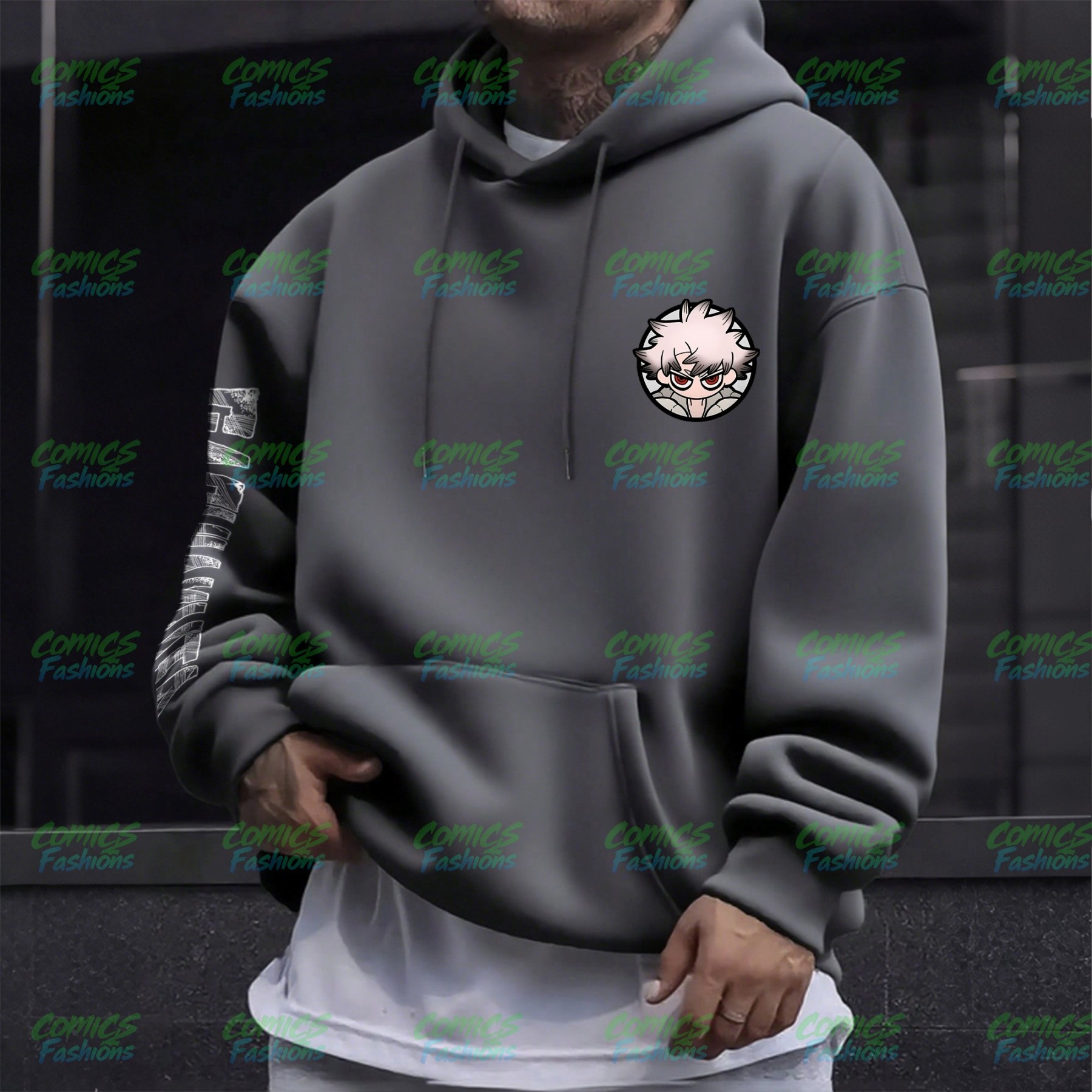 Unisex Graphic Streetwear Vintage Plush Hoodie