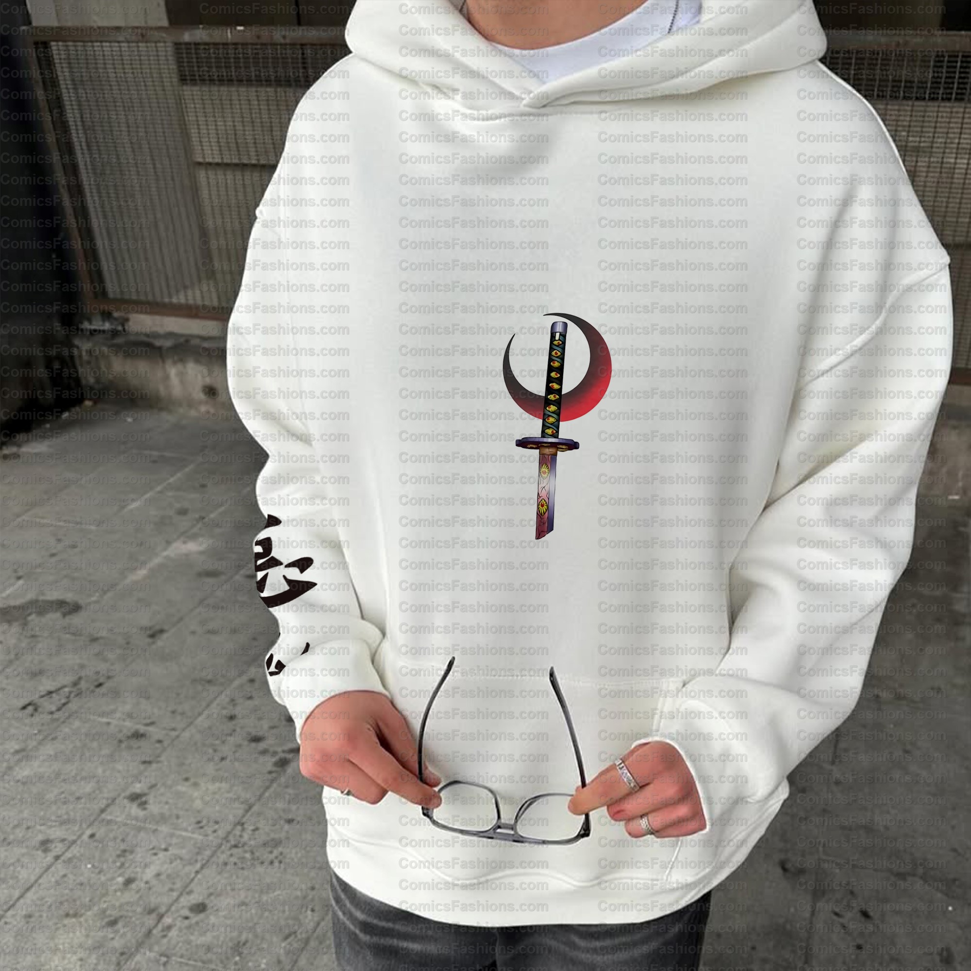 Unisex Anime Graphic Streetwear Vintage Hoodie| KNY