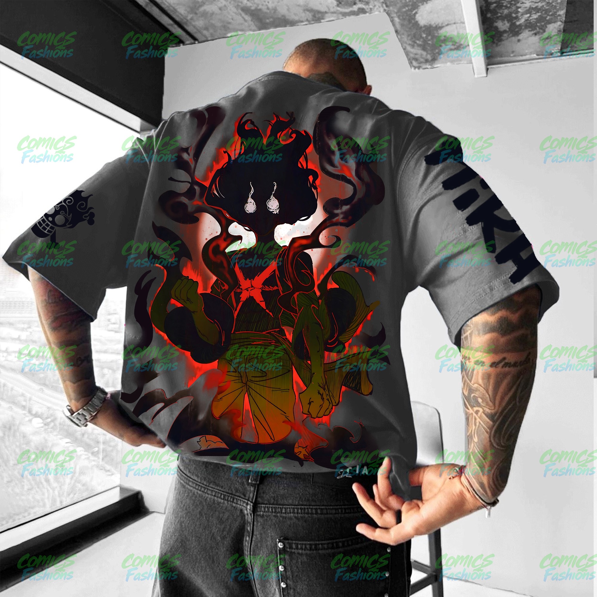 Unisex Anime Inspired Vintage T-Shirt