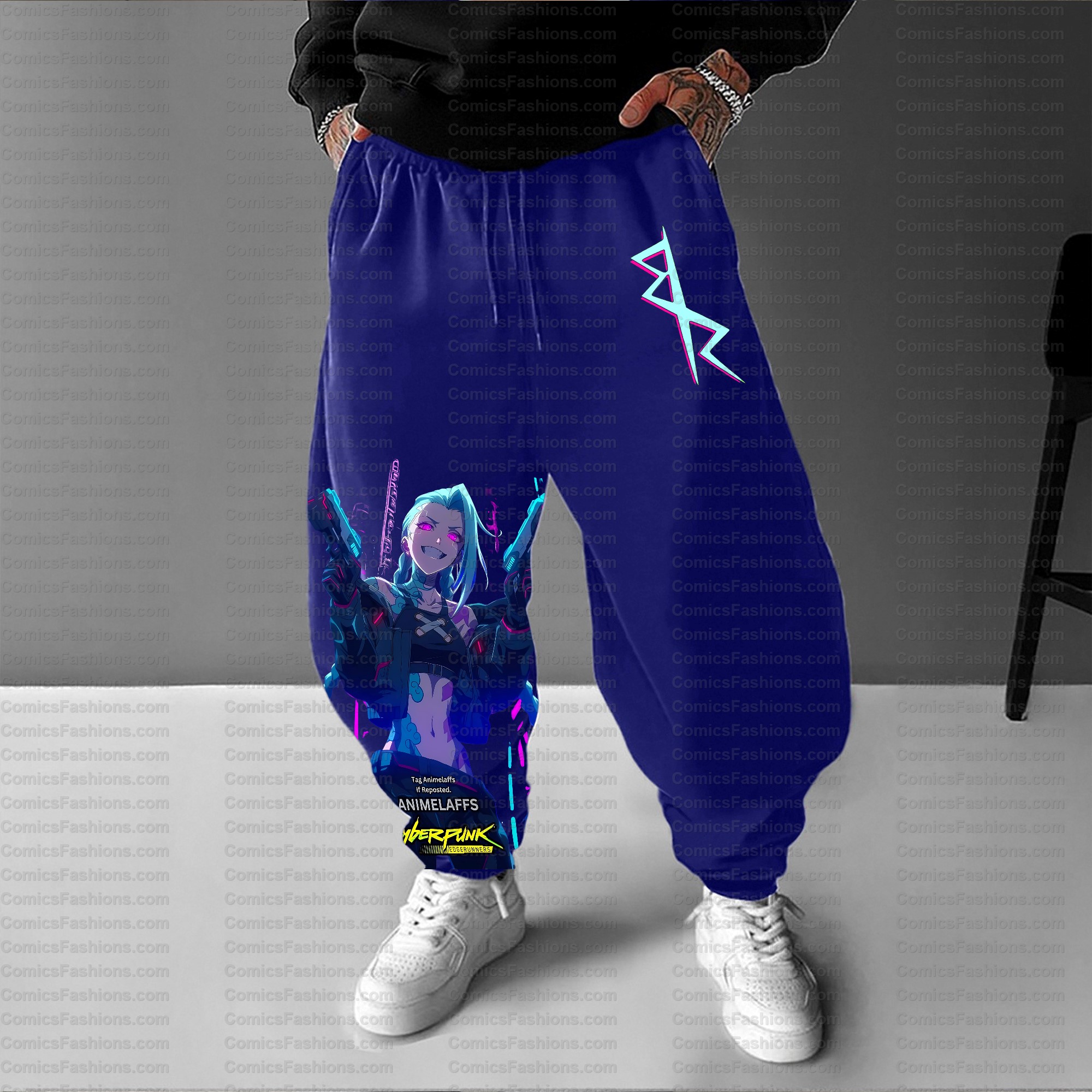 Unisex Casual Streetwear Plush Pants