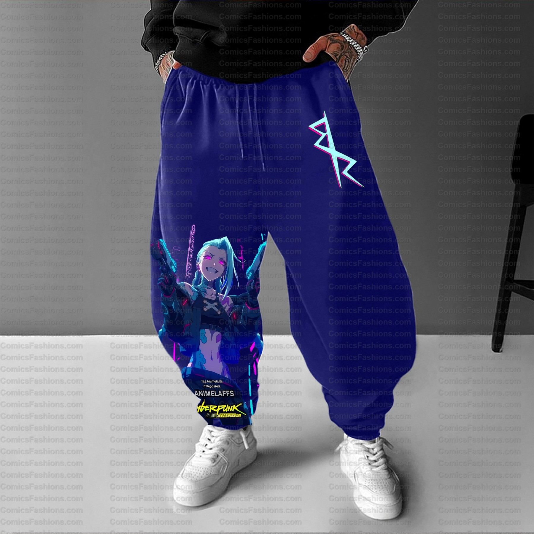 Unisex Casual Anime Streetwear Pants
